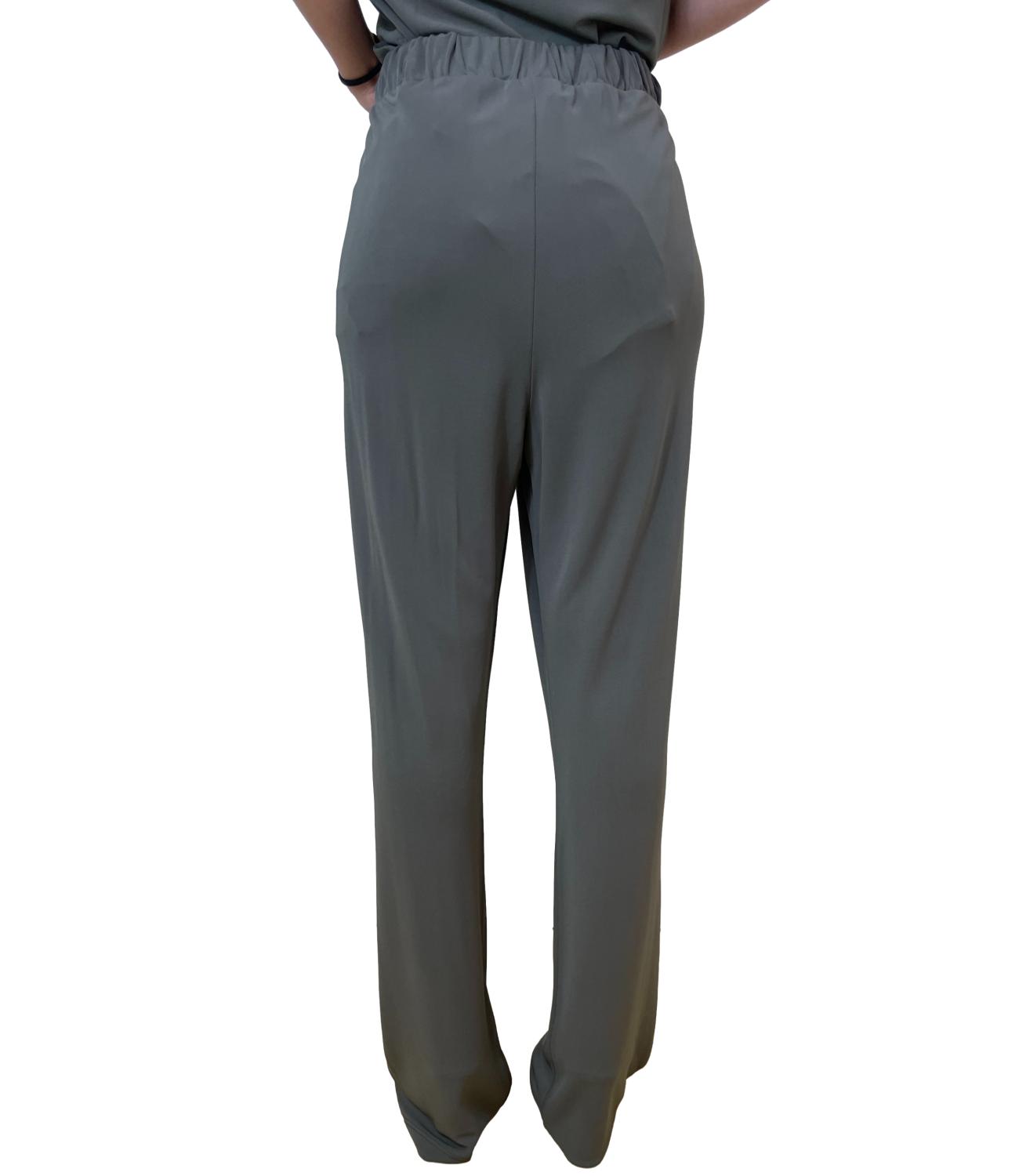 MM Pantaloni Ginosa Verde Scuro Donna