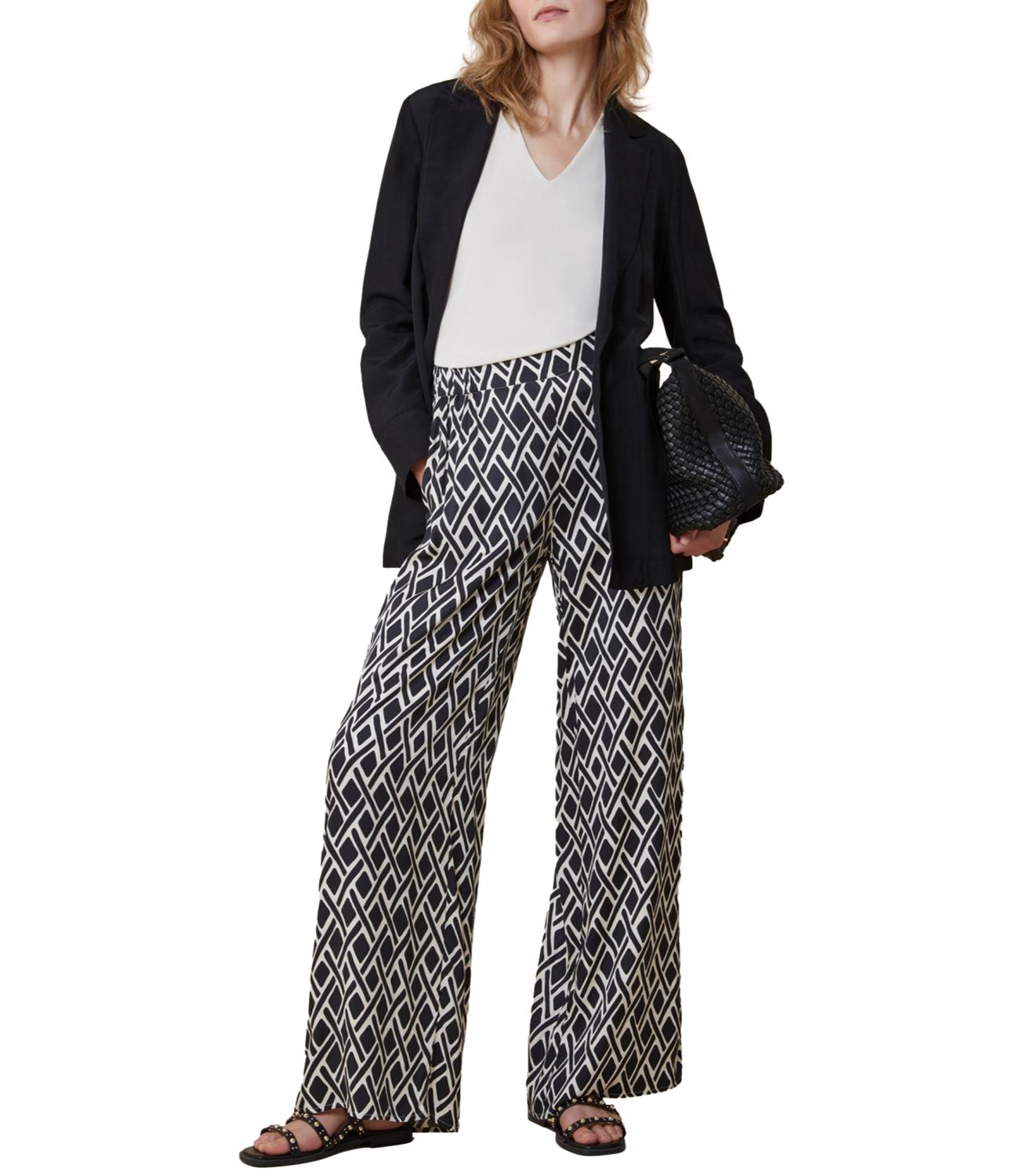 Penny Black Pantaloni ALDO Nero/Avorio Donna