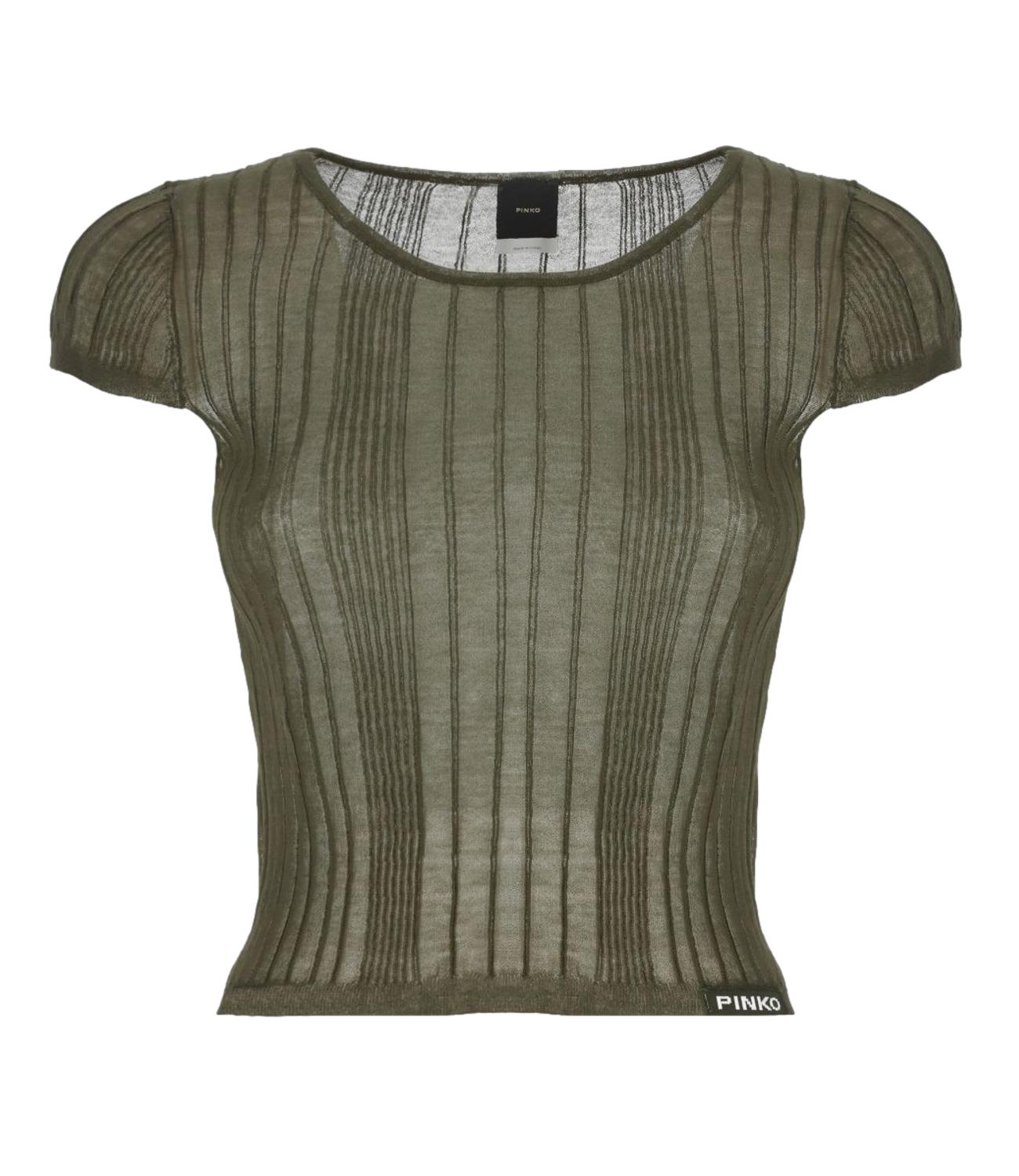 TAMBORA MAGLIA CREPE verde