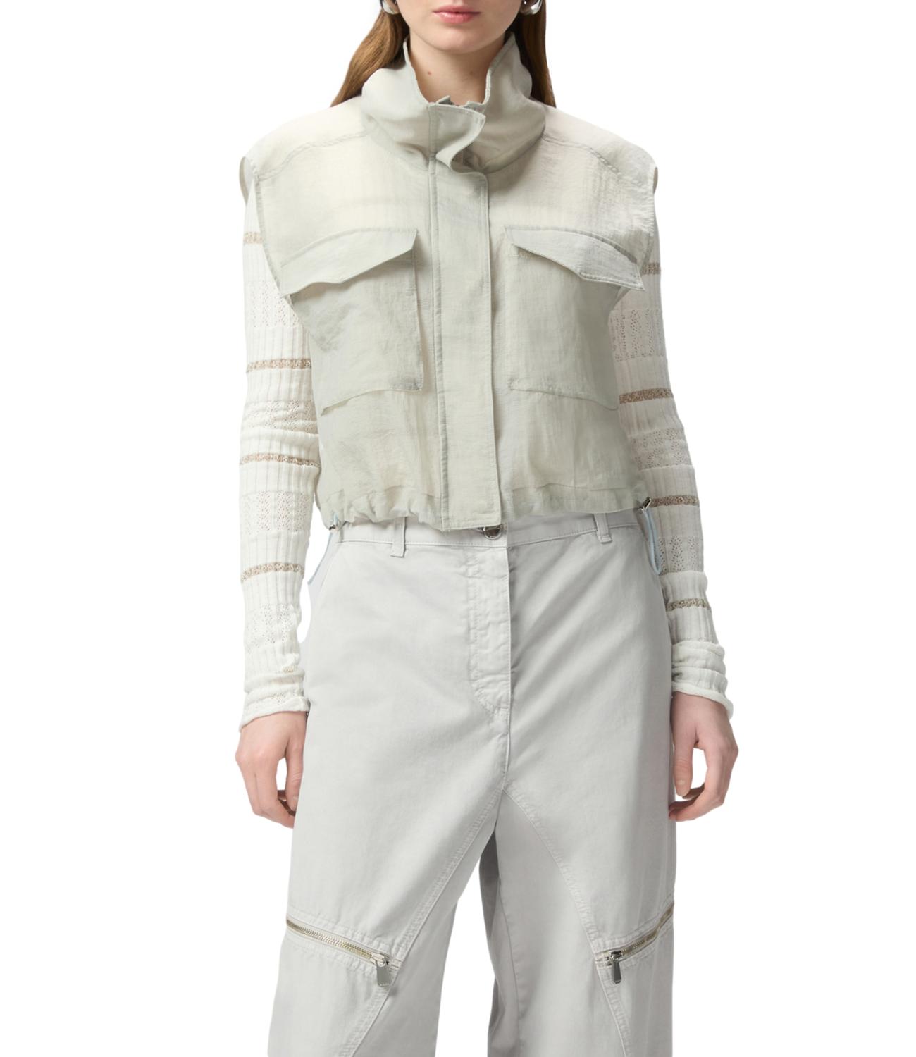 Gilet Grigio Perla