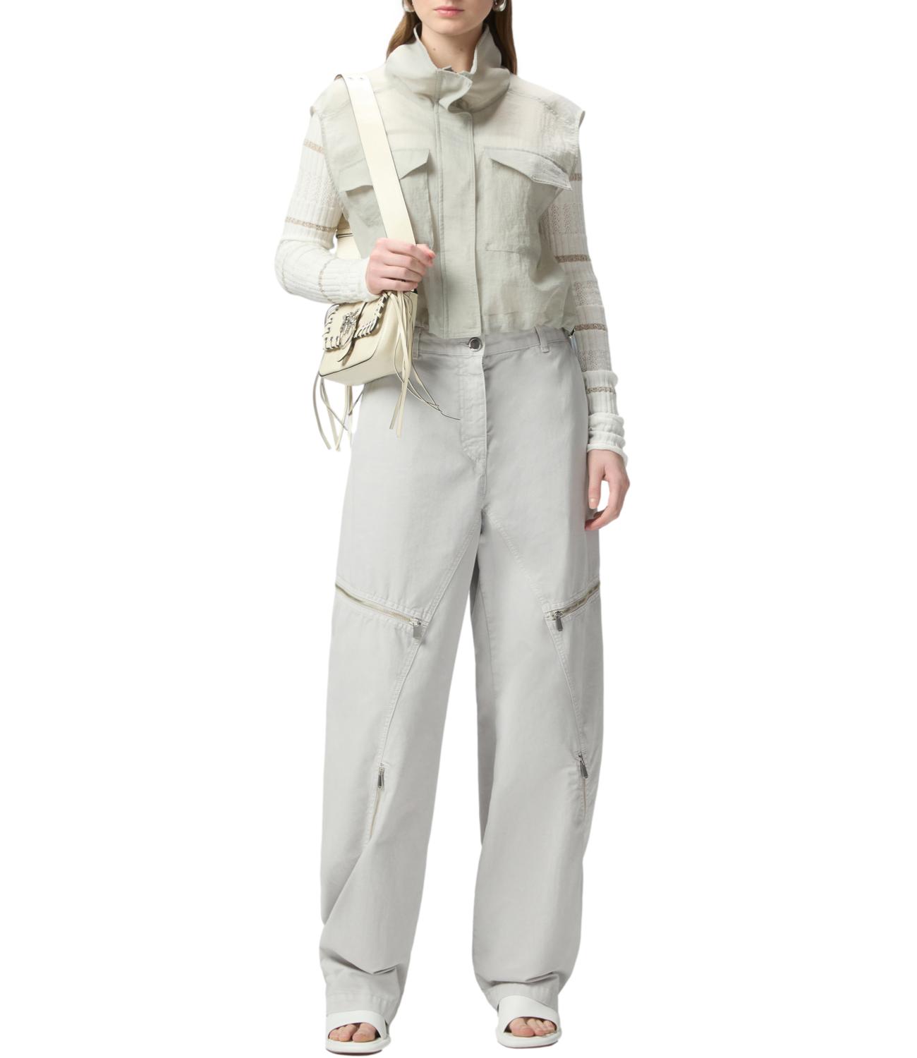Gilet Grigio Perla