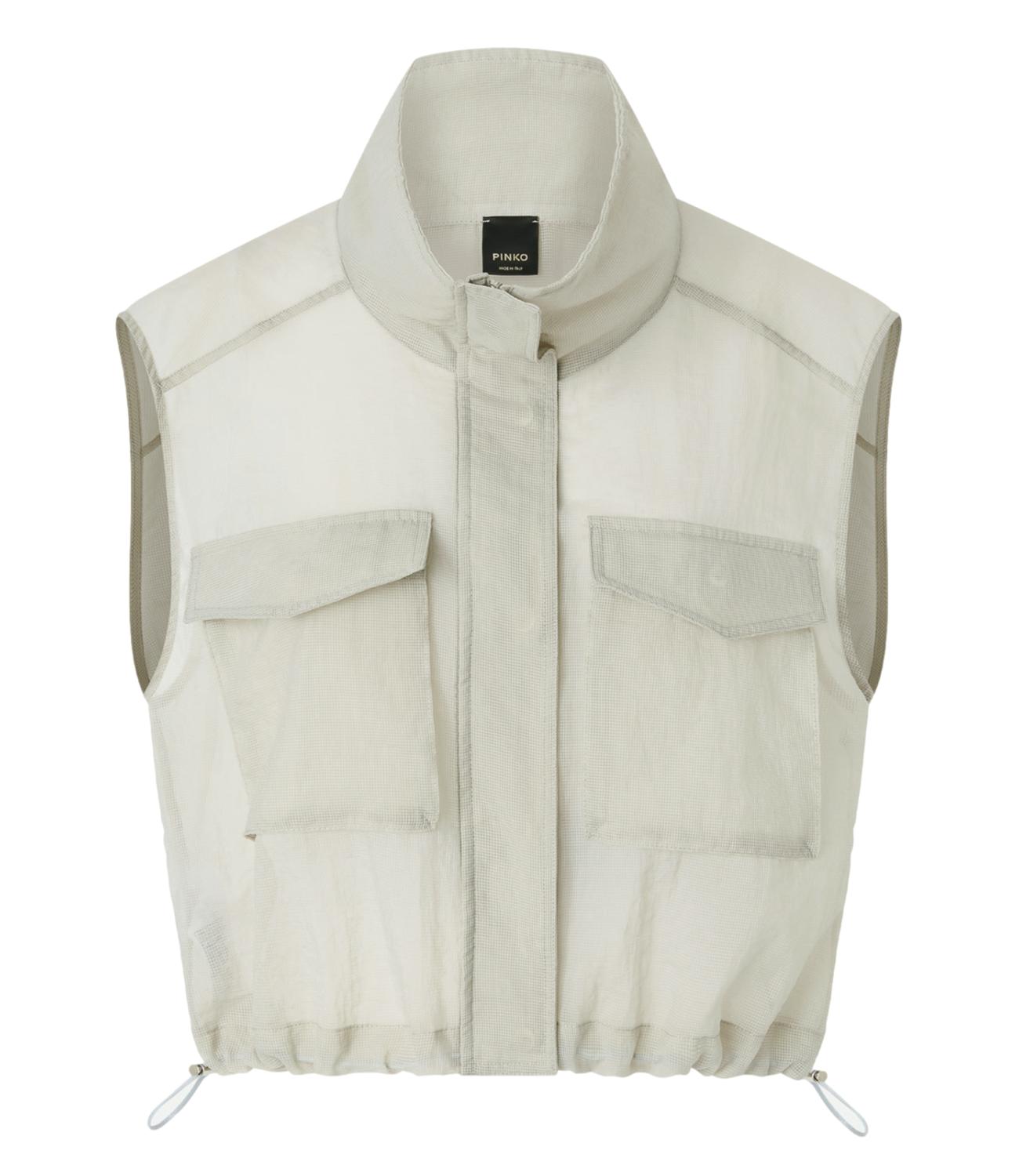 Gilet Grigio Perla