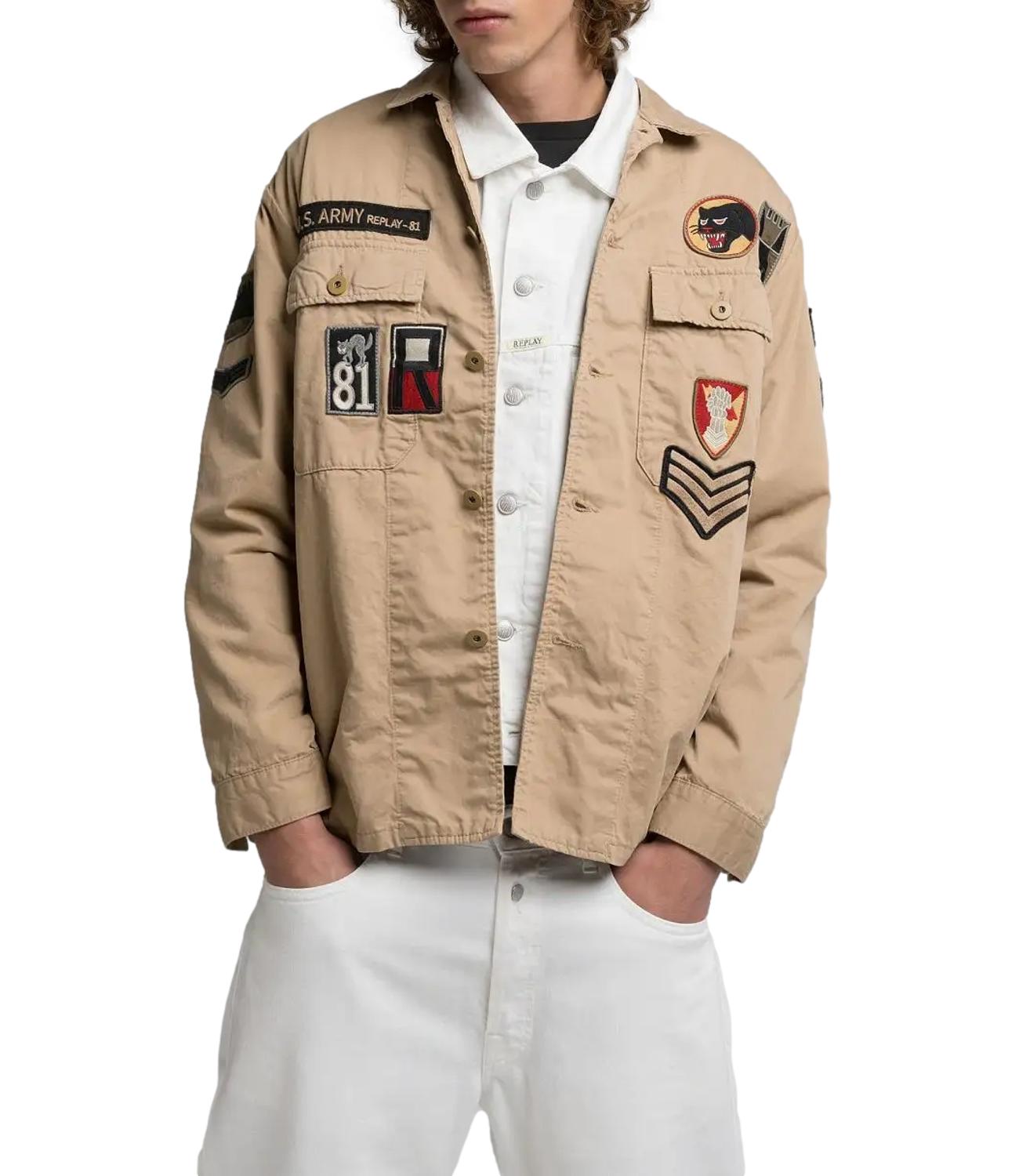 Camicia Field Jacket beige Replay