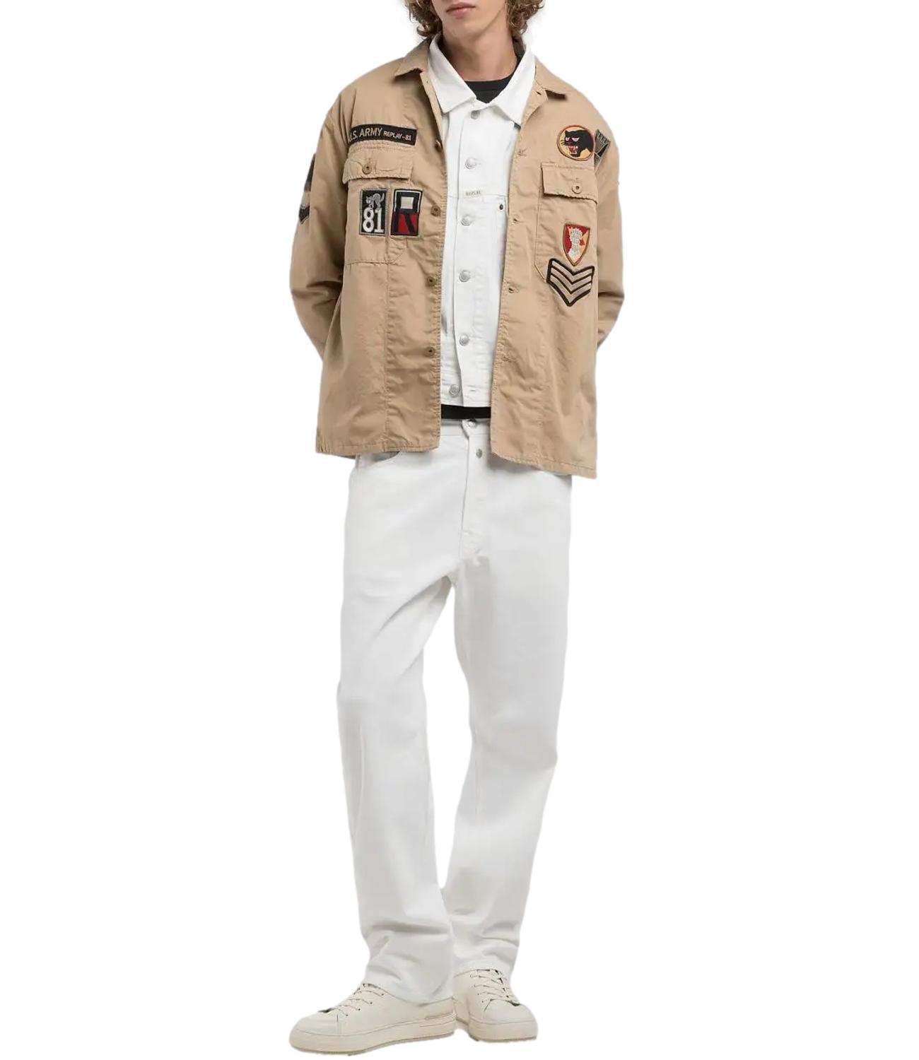 Camicia Field Jacket beige Replay