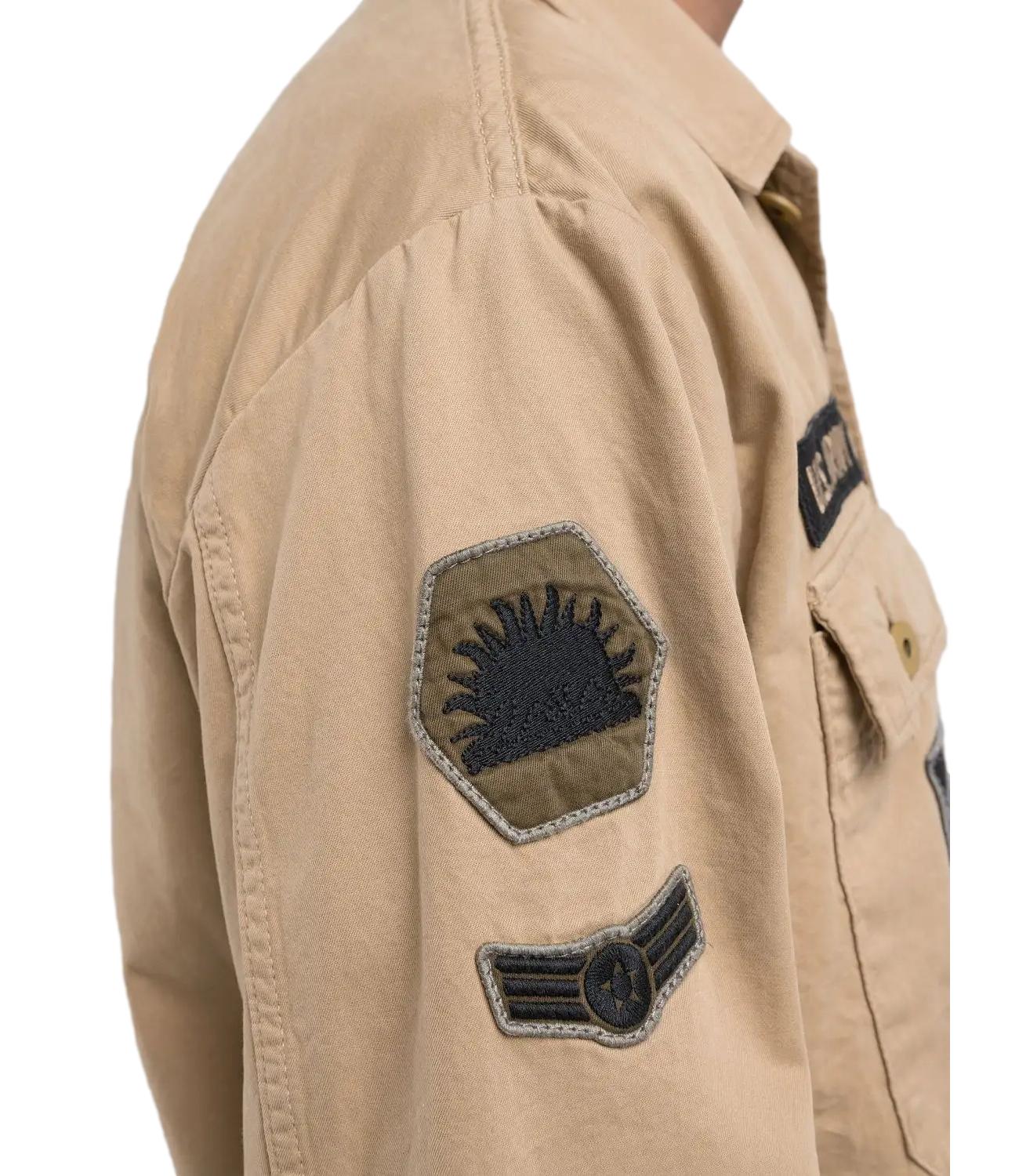 Camicia Field Jacket beige Replay