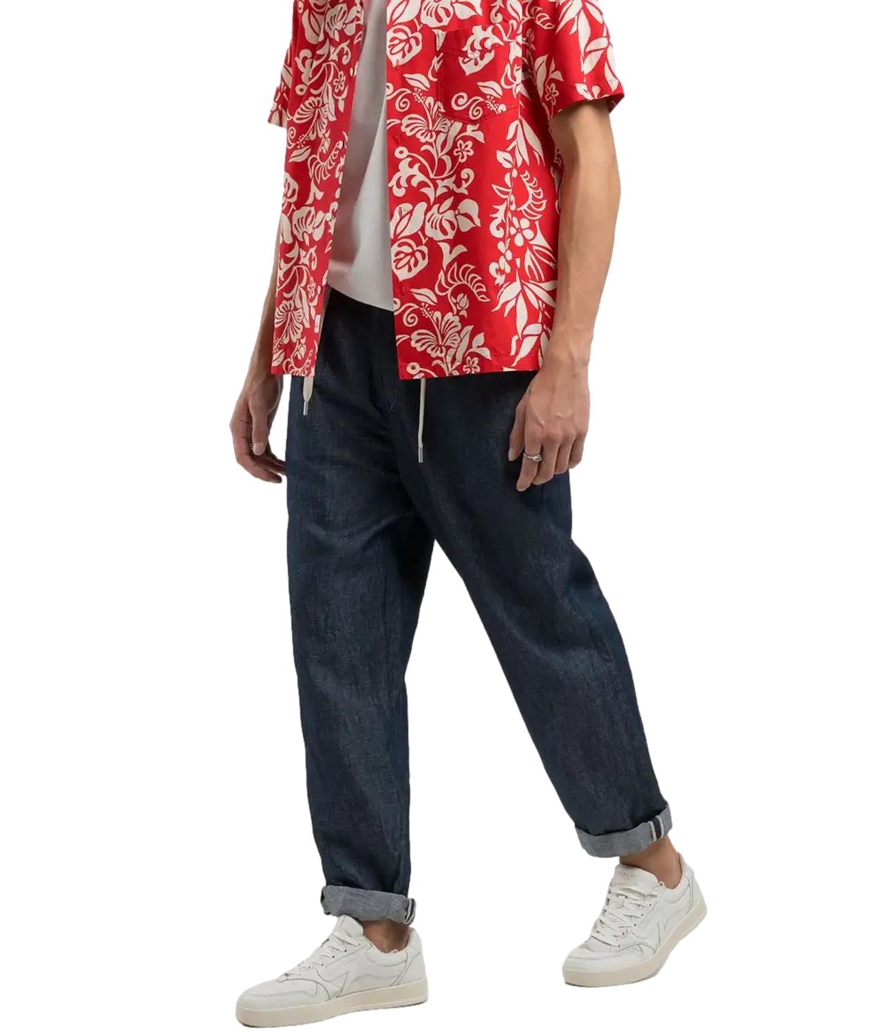 Jeans Replay carrot in denim linato fresco
