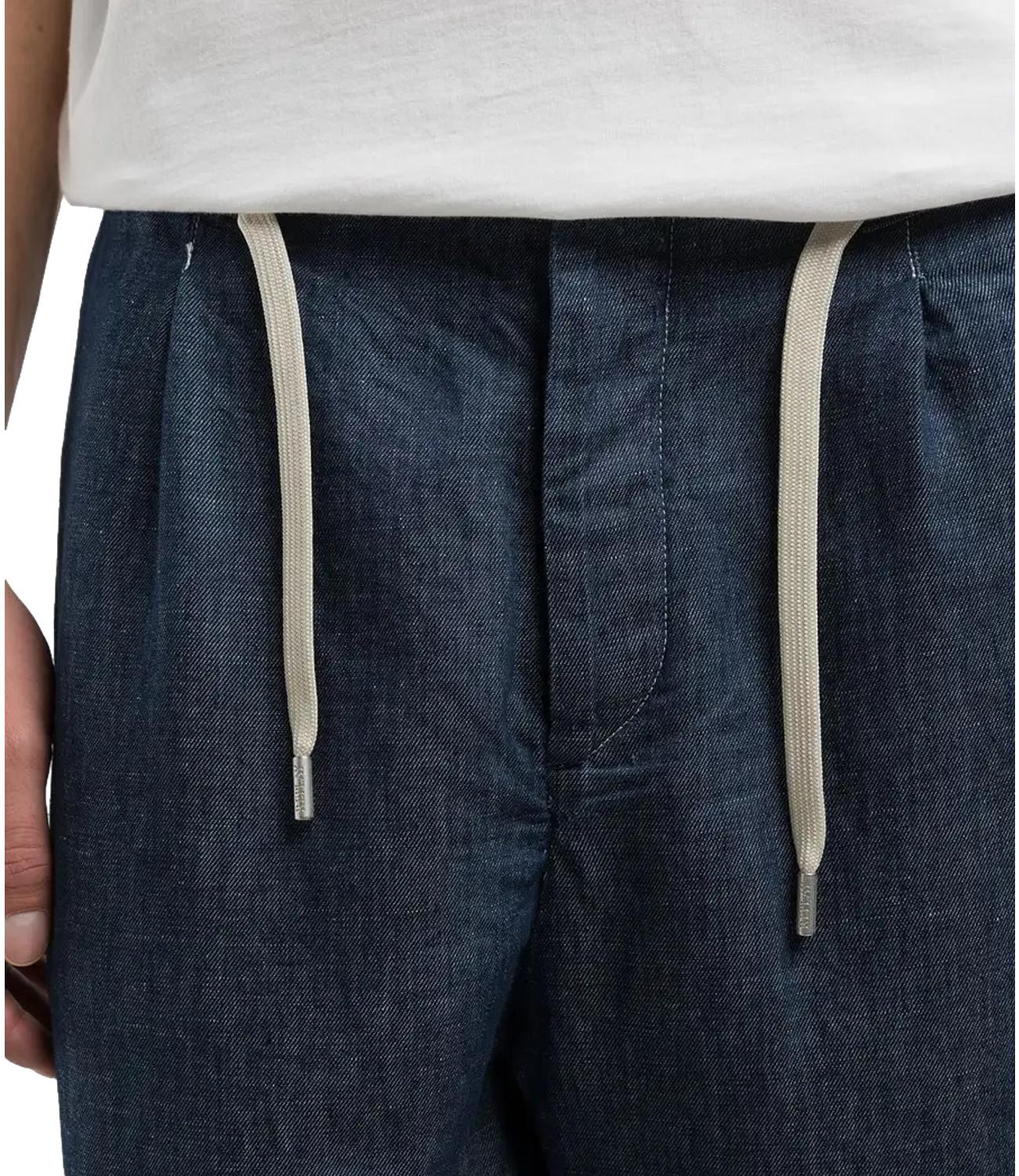 Jeans Replay carrot in denim linato fresco