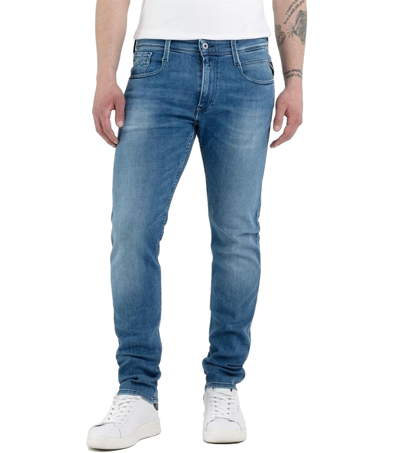 Anbass jeans uomo blu medio