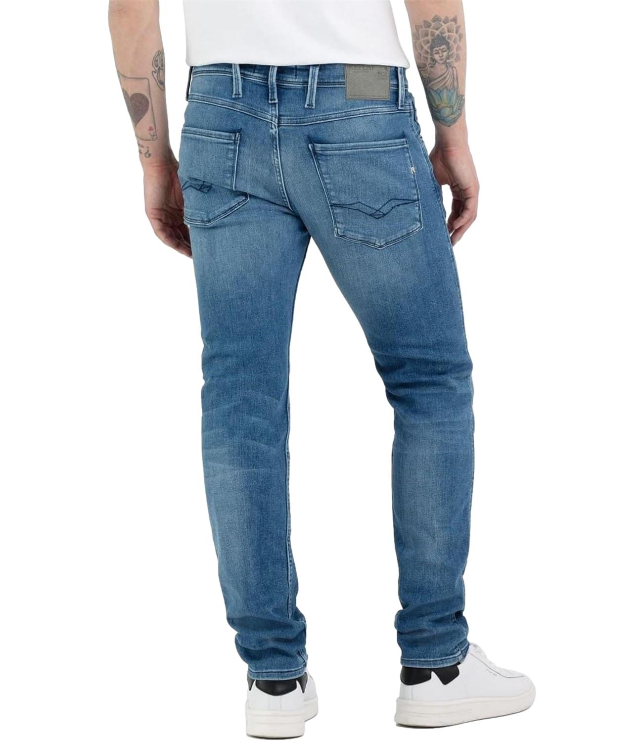 Anbass jeans uomo blu medio