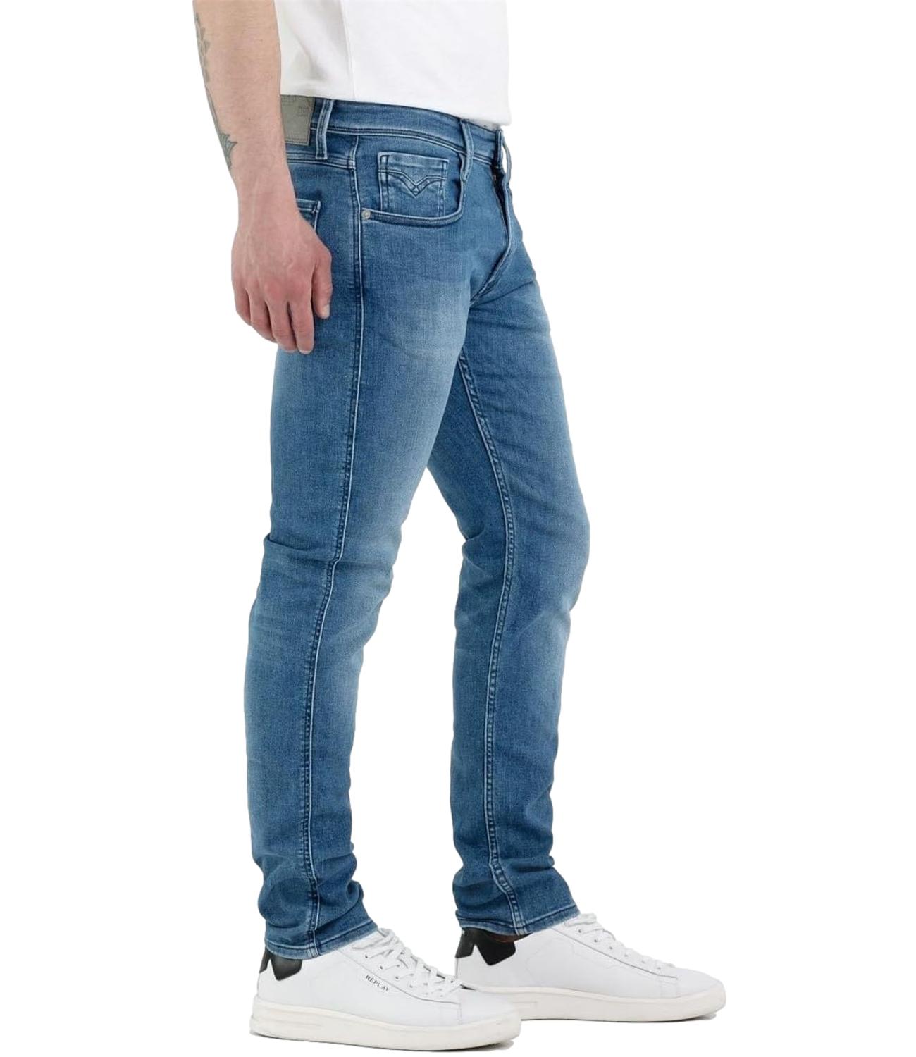 Anbass jeans uomo blu medio