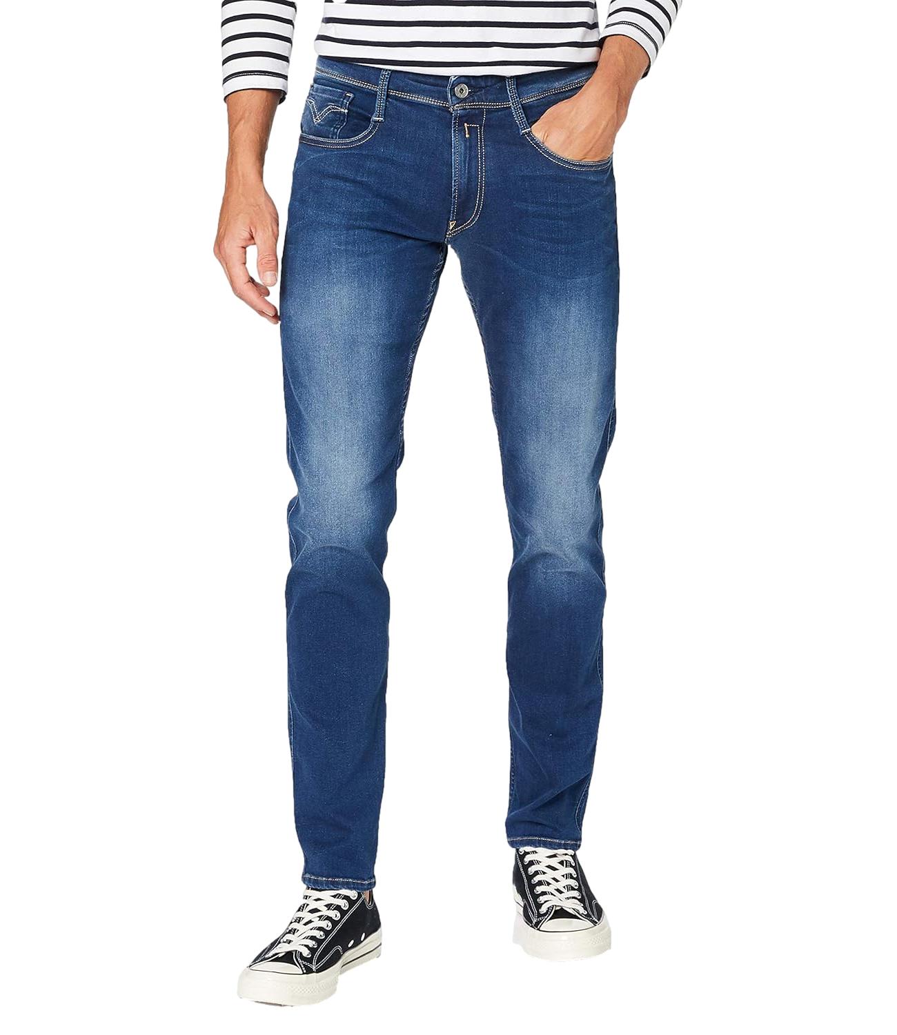 Anbass jeans denim scuro