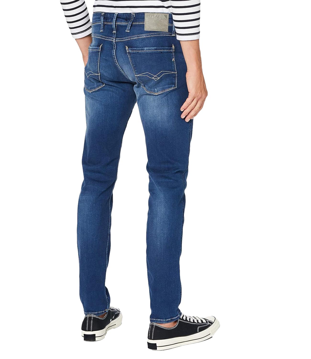 Anbass jeans denim scuro