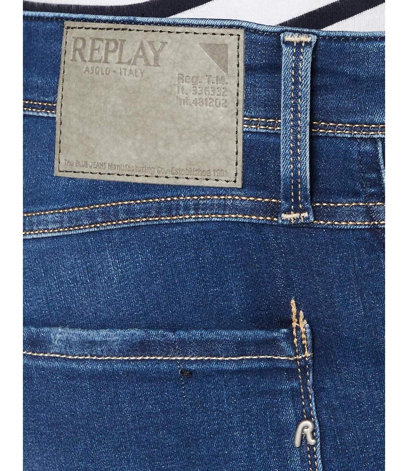 Anbass jeans denim scuro