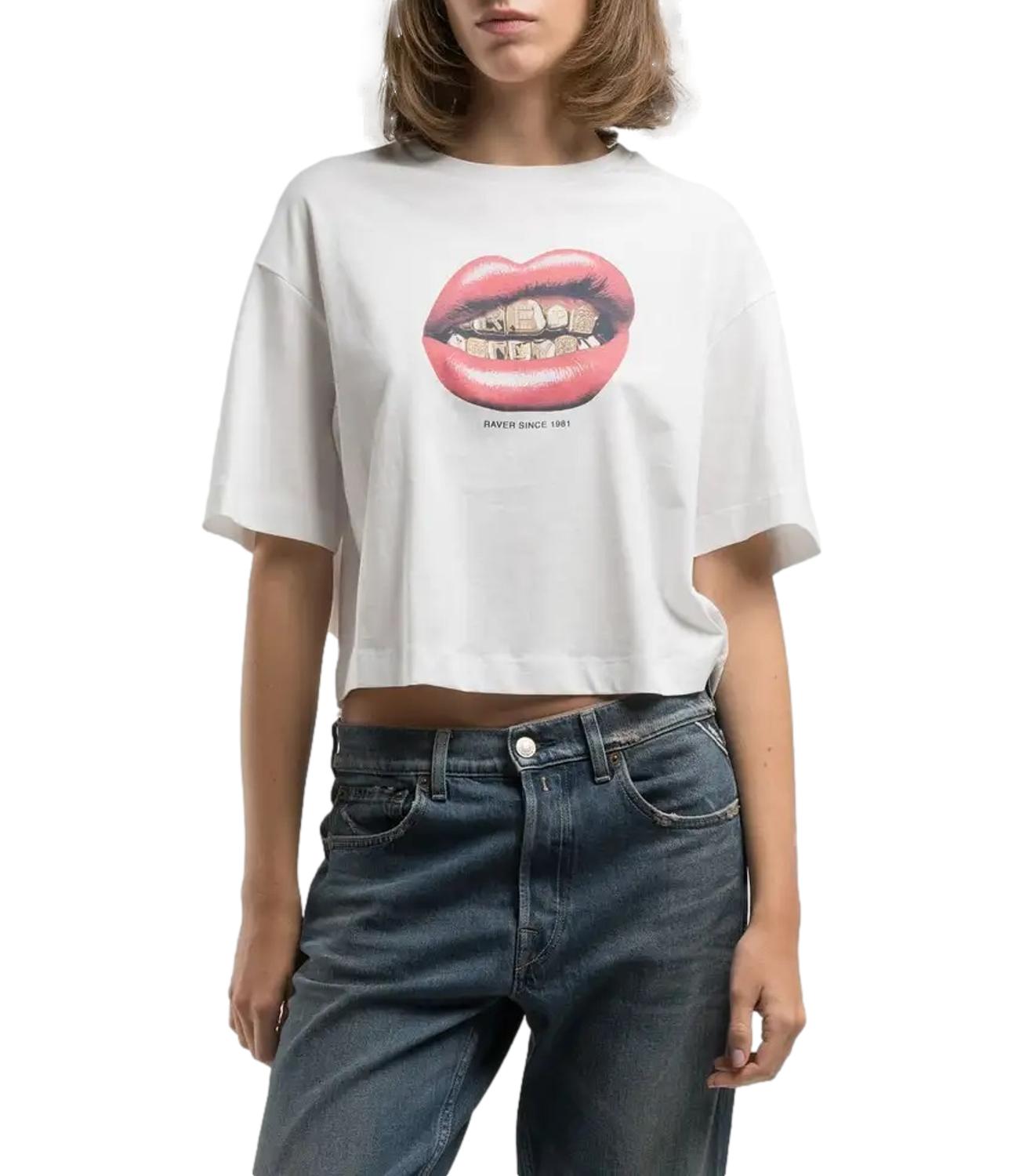 T-shirt Replay cropped bocca