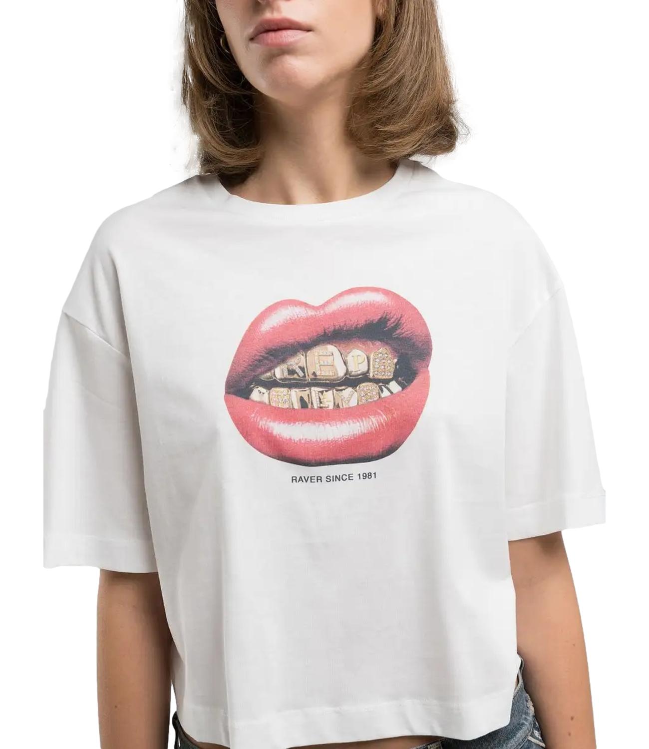 T-shirt Replay cropped bocca