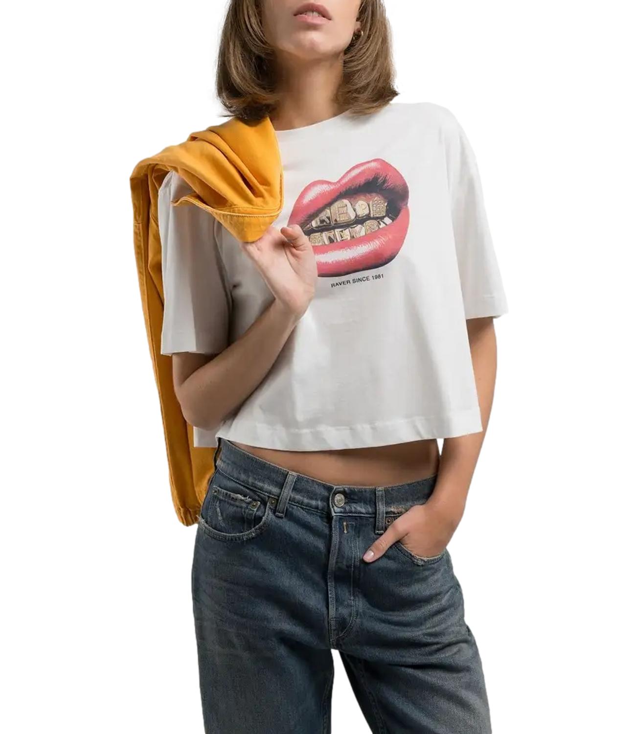 T-shirt Replay cropped bocca