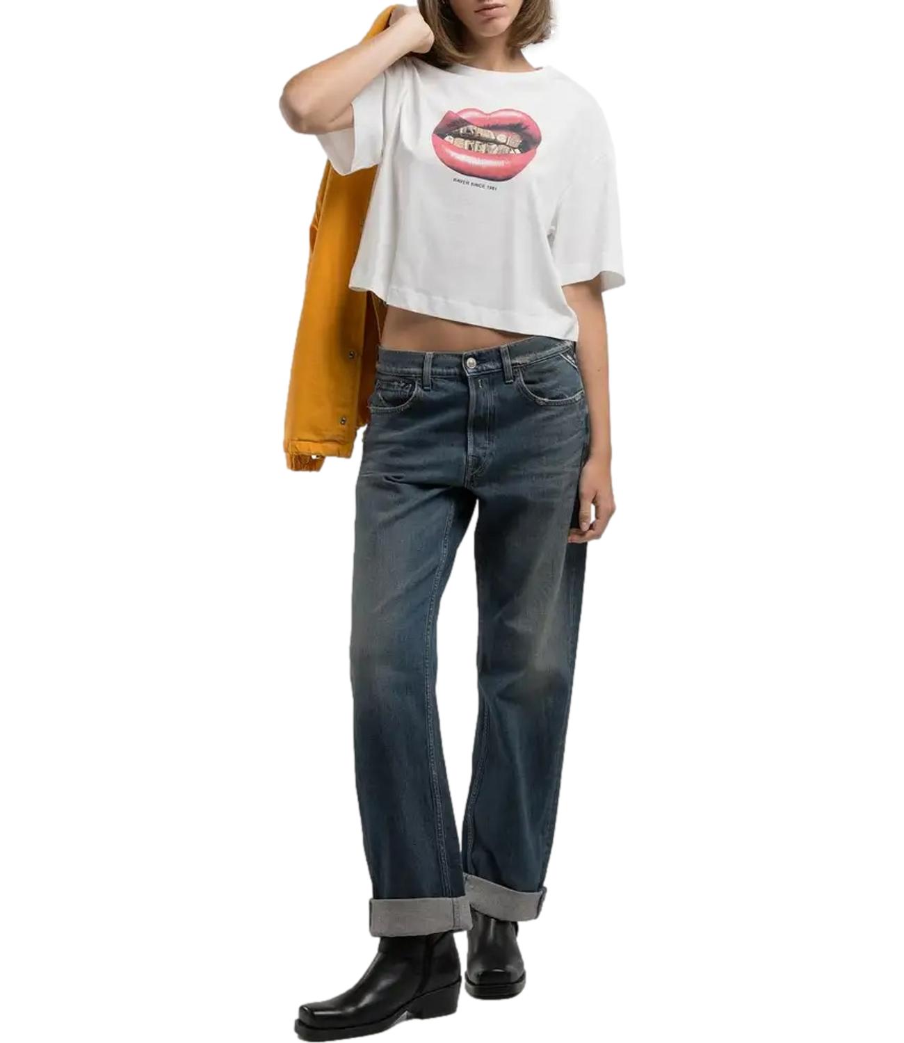 T-shirt Replay cropped bocca