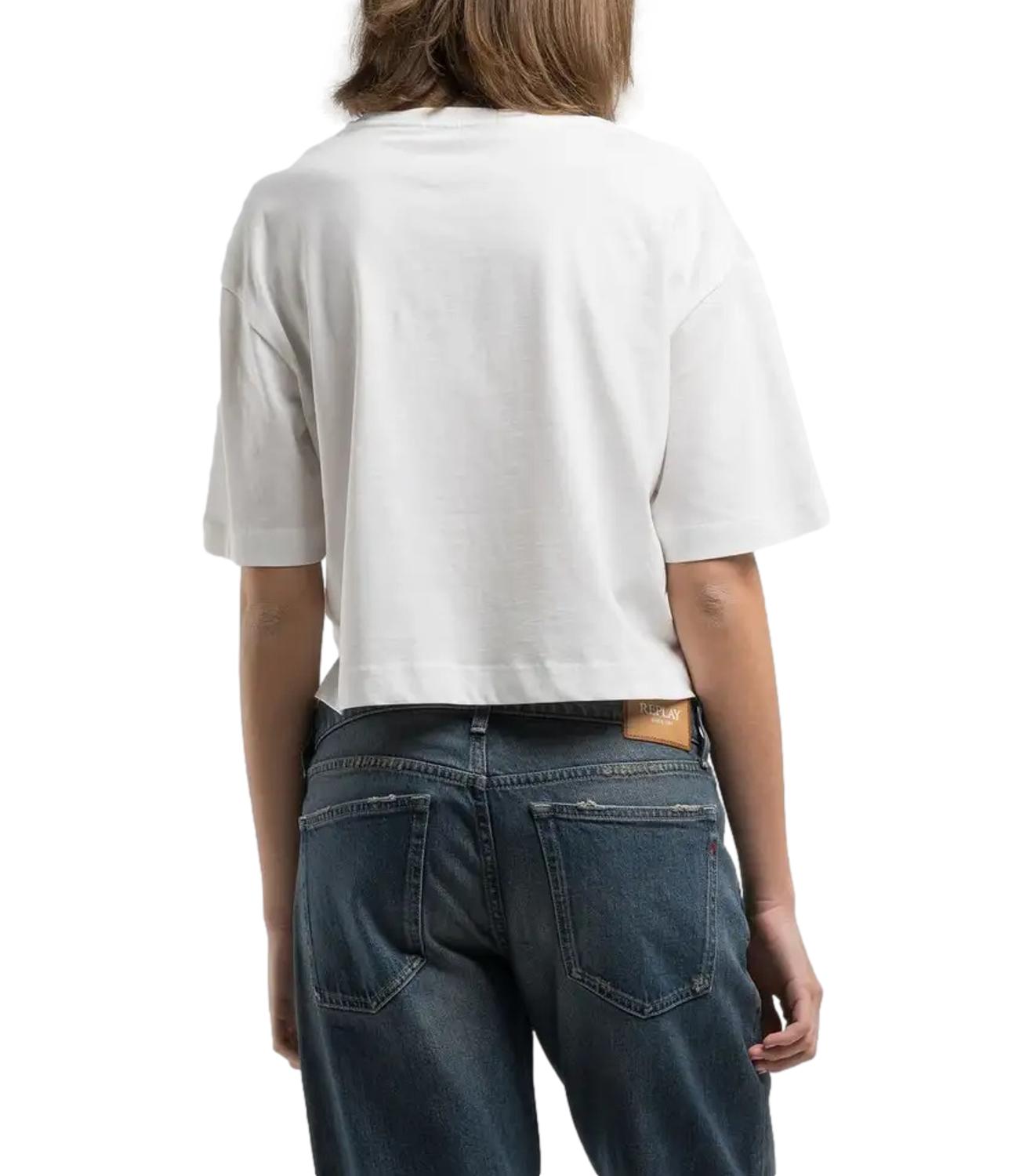 T-shirt Replay cropped bocca