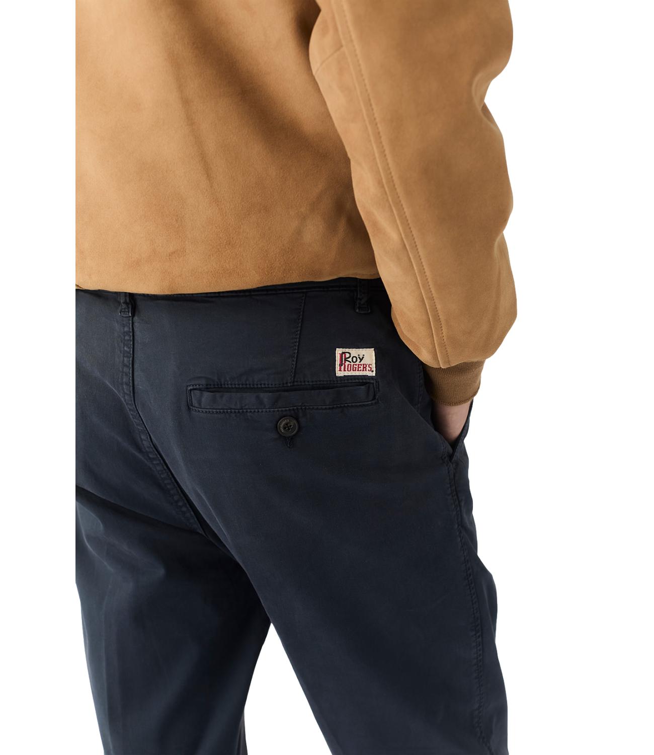 Pantalone Chinos Roy Roger's Blu uomo