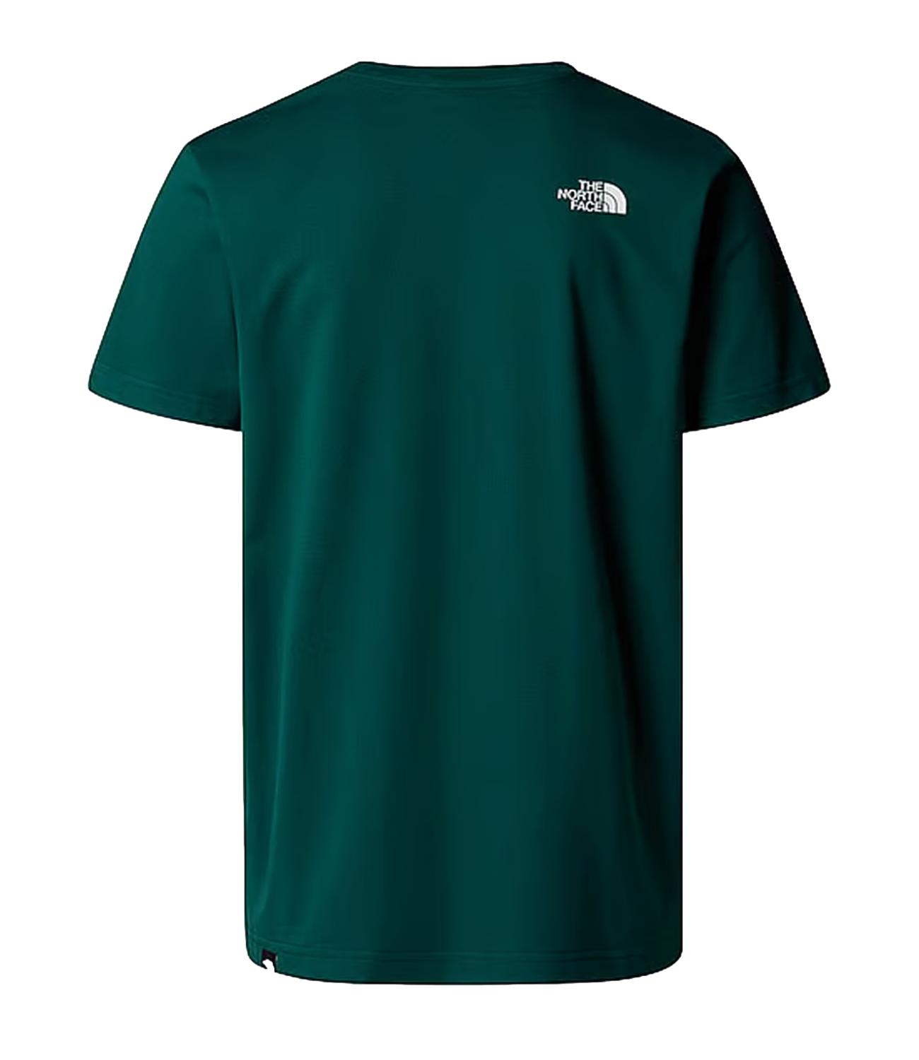 T-shirt Simple Dome white dune e tnf black