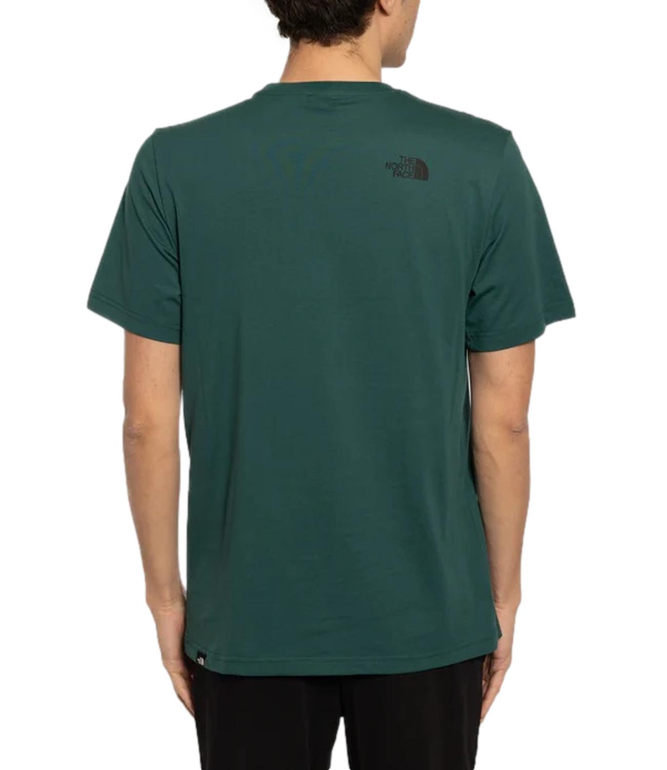 T-shirt verde The Nort Face fine tee