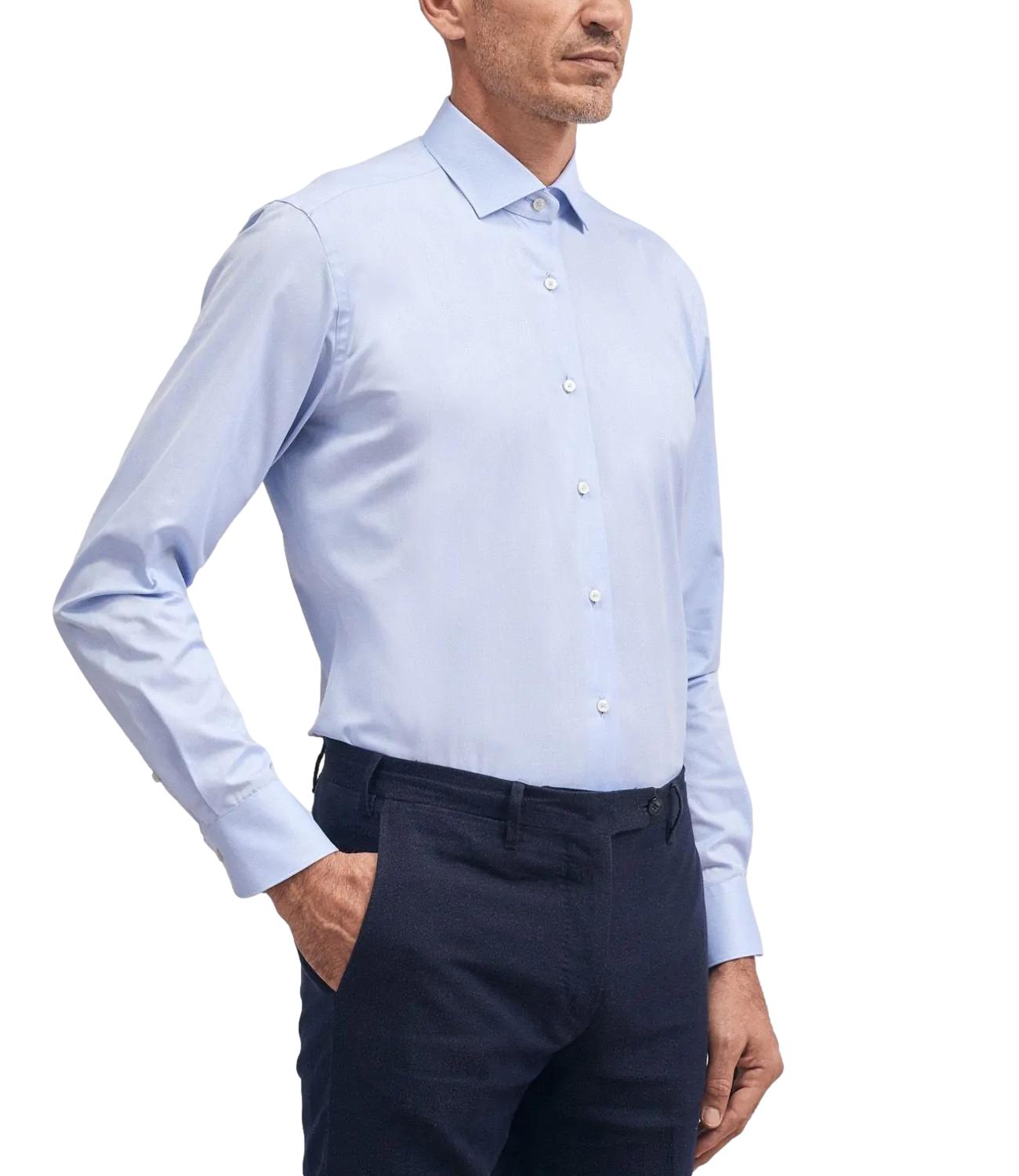 Camicia Xacus taylor fit celeste