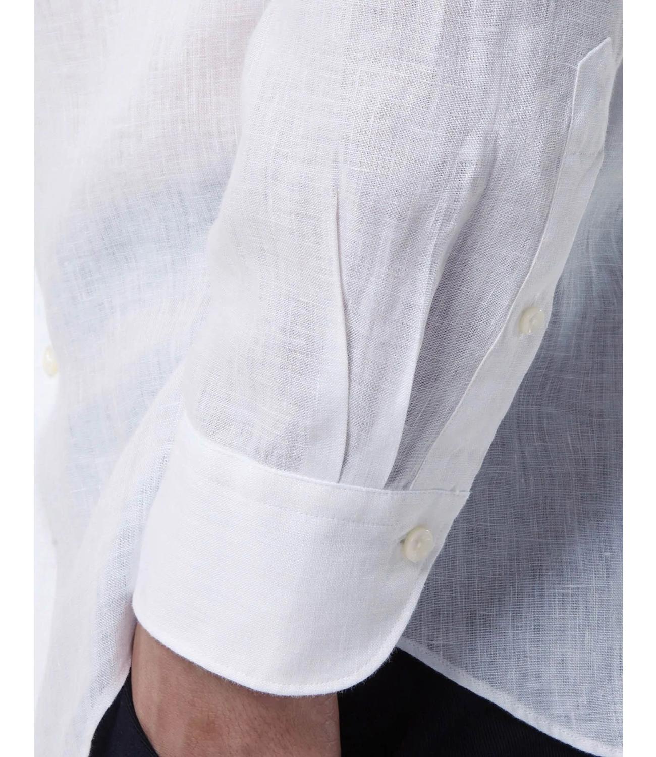 Camicia Lino bianca taylor fit
