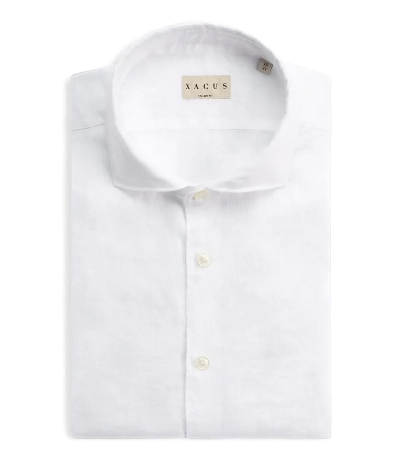 Camicia Lino bianca taylor fit