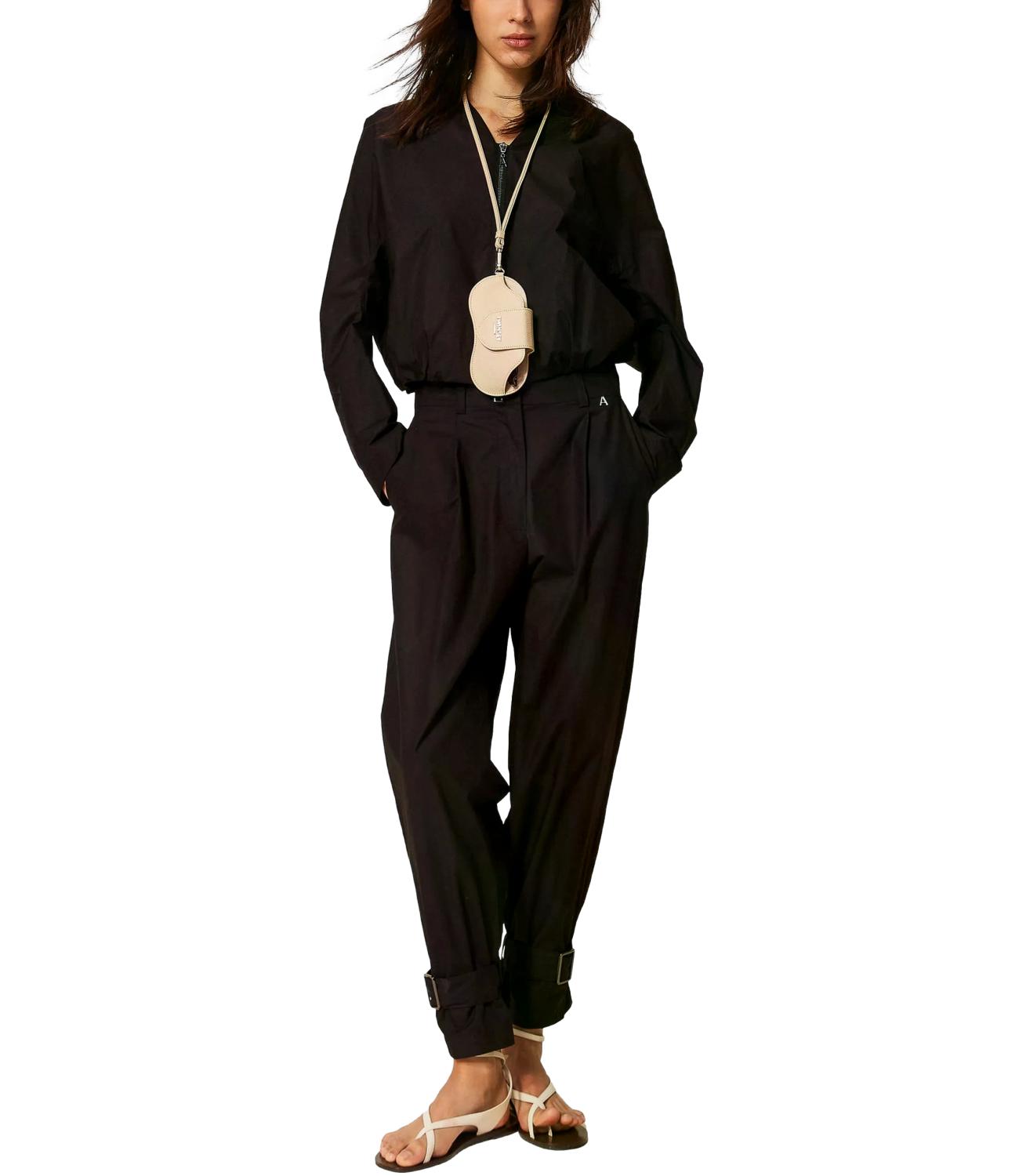 Actitude Twinset Pantalone da Donna - Nero - 261ap208c