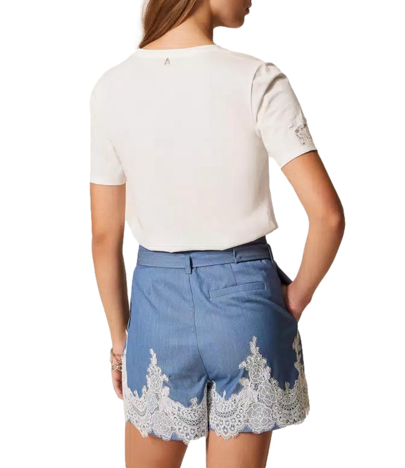 ActitudeTwinset T-shirts in cotone bianco Donna