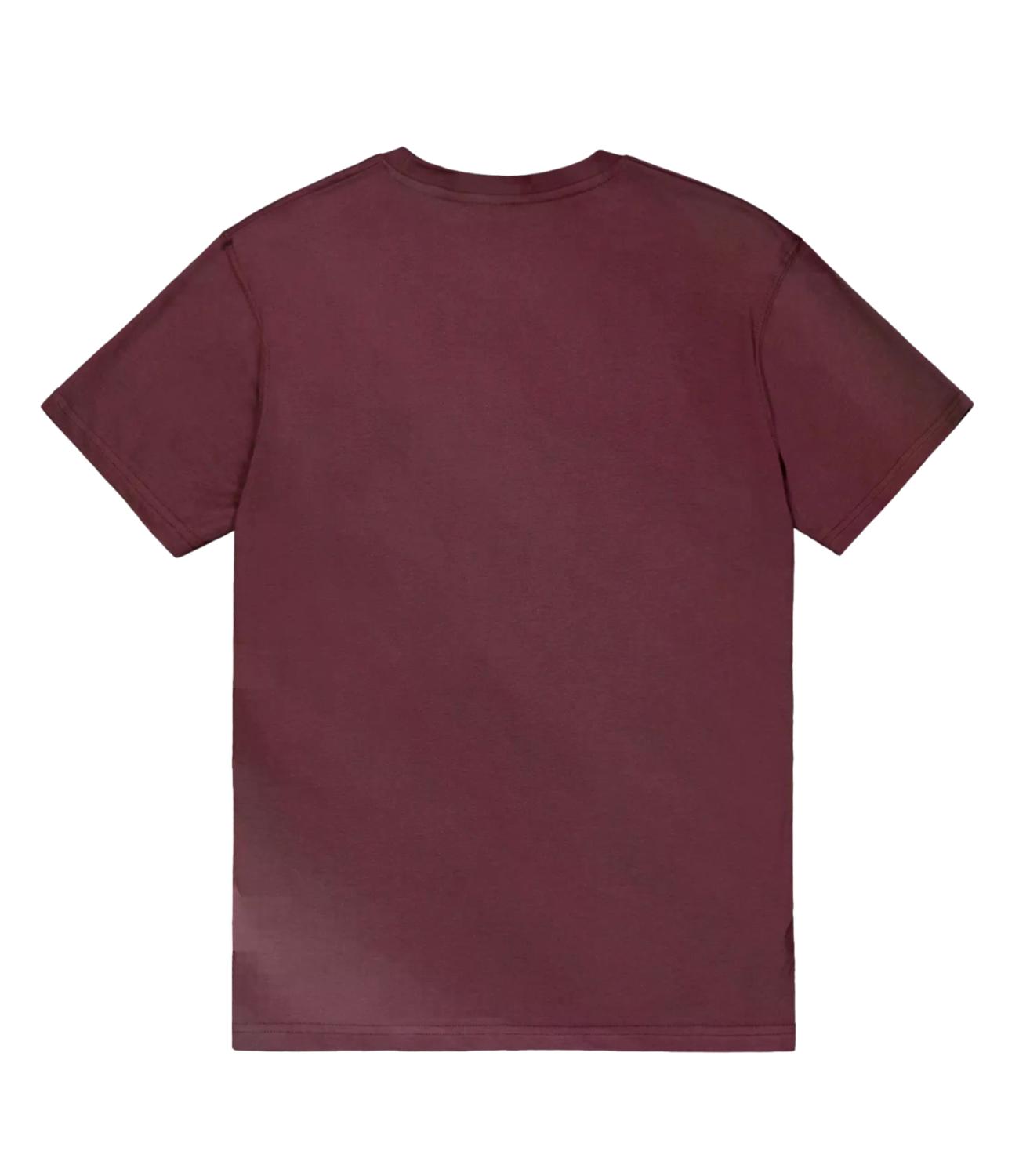 Alpha Industries T-Shirt da Uomo - Deep Maroon - Ss188505