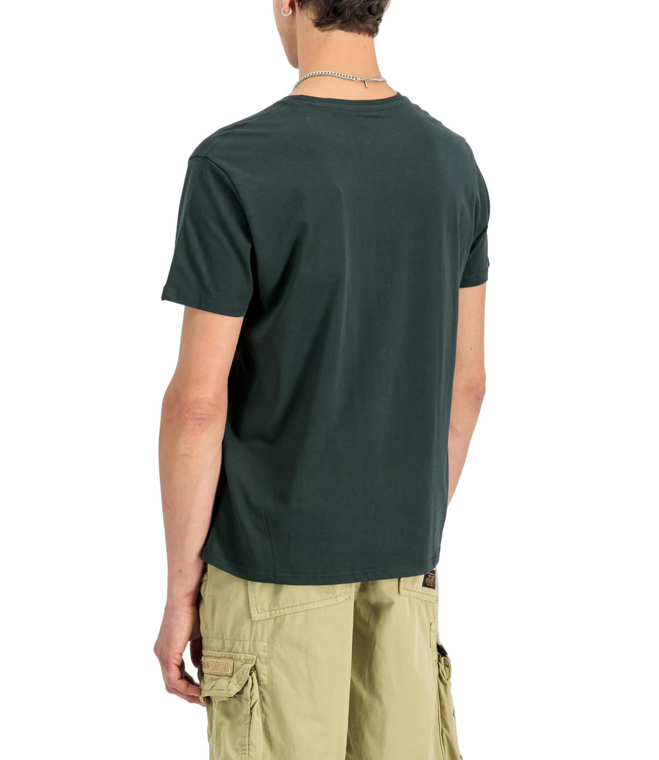 Alpha Industries T-Shirt da Uomo - Dark Petrol - Ss188505