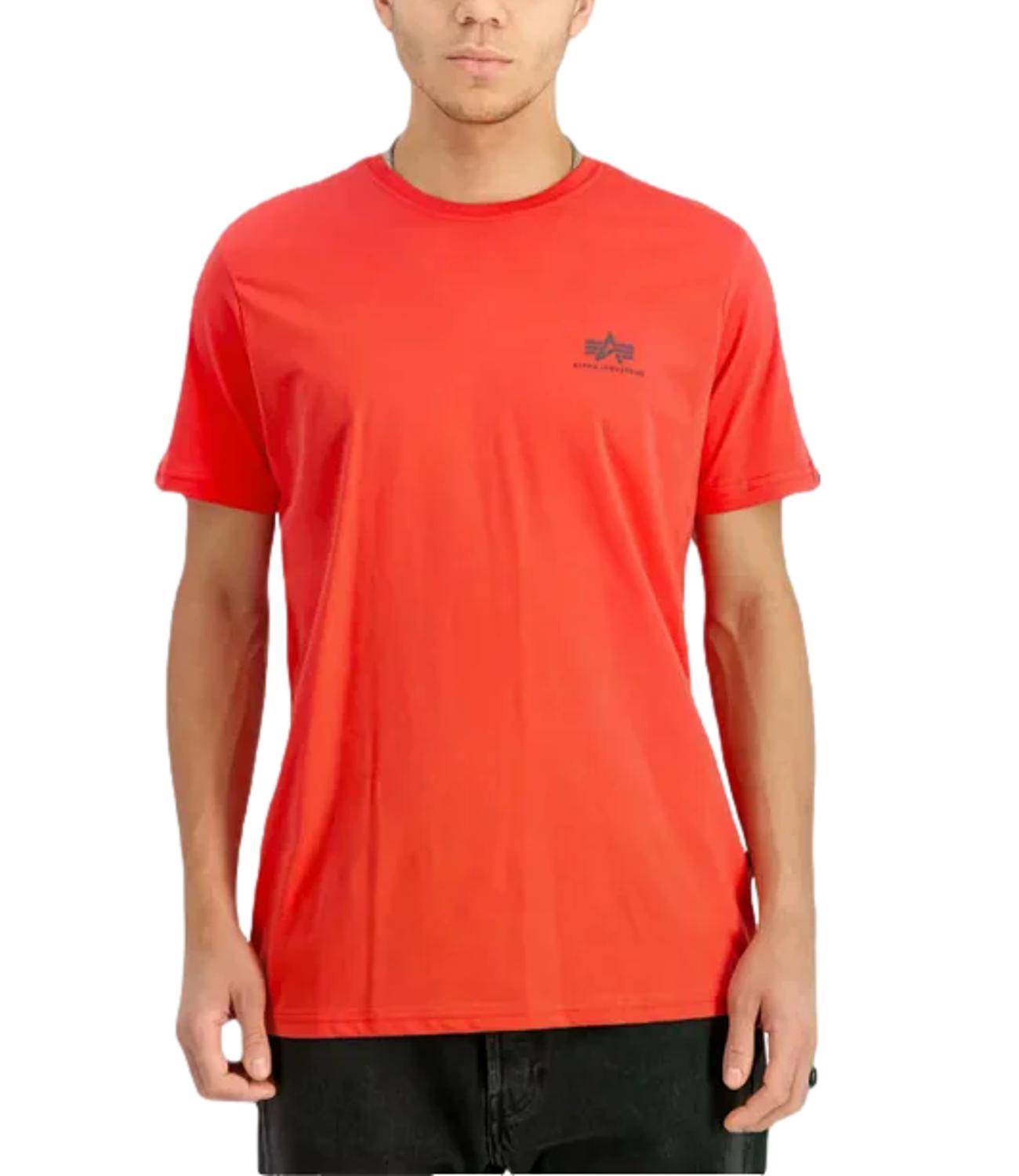 Alpha Industries T-Shirt da Uomo - Radiant Red - Ss188505