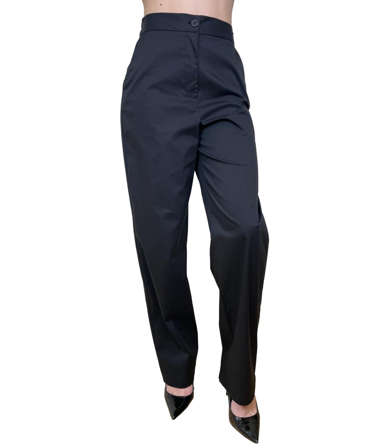 Angela Davis Pantalone Nero Donna