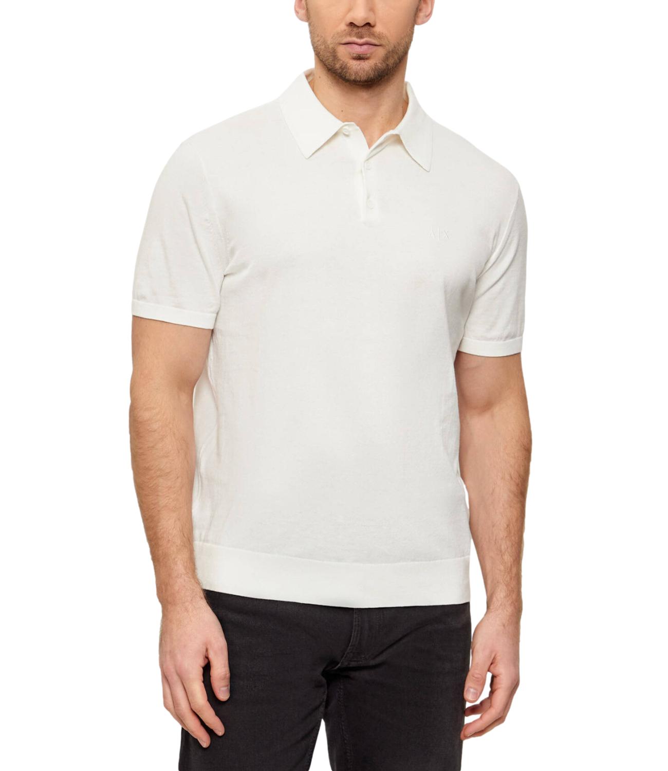 Polo AX bianca in crepe