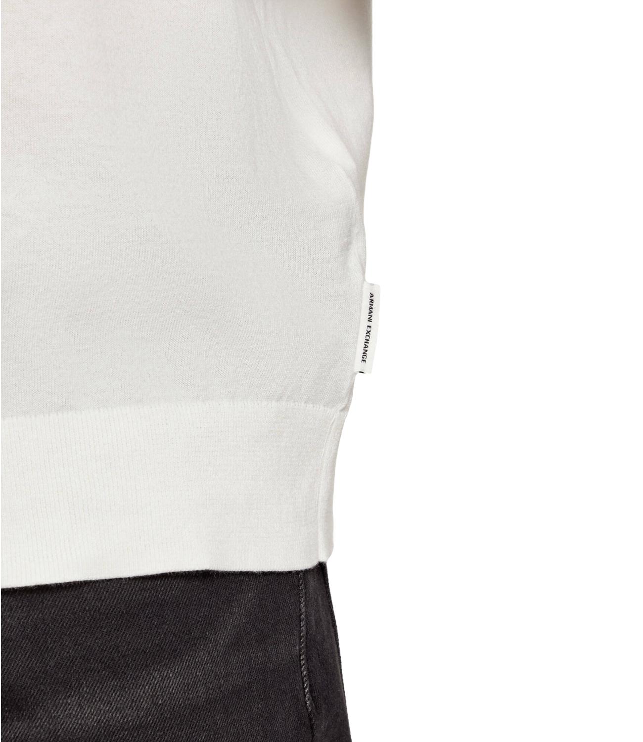Polo AX bianca in crepe