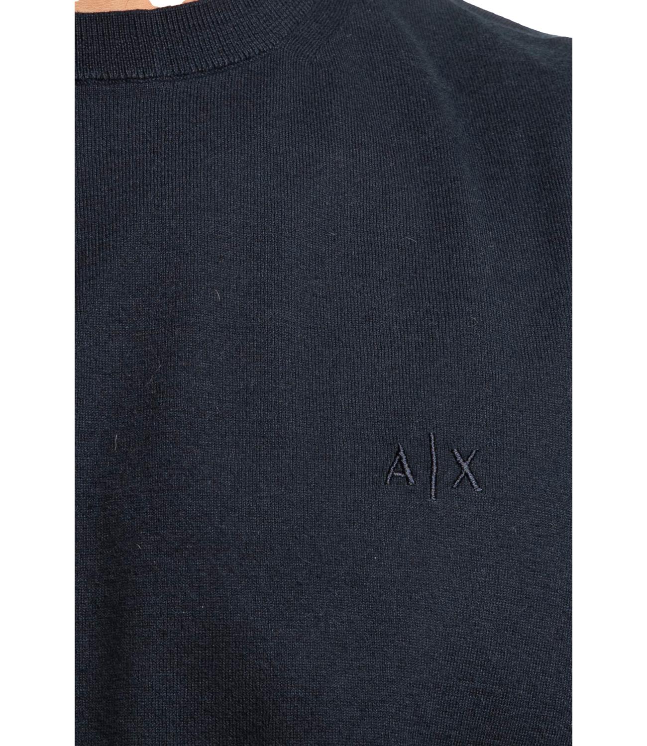 T-shirt AX in crepe depp navy