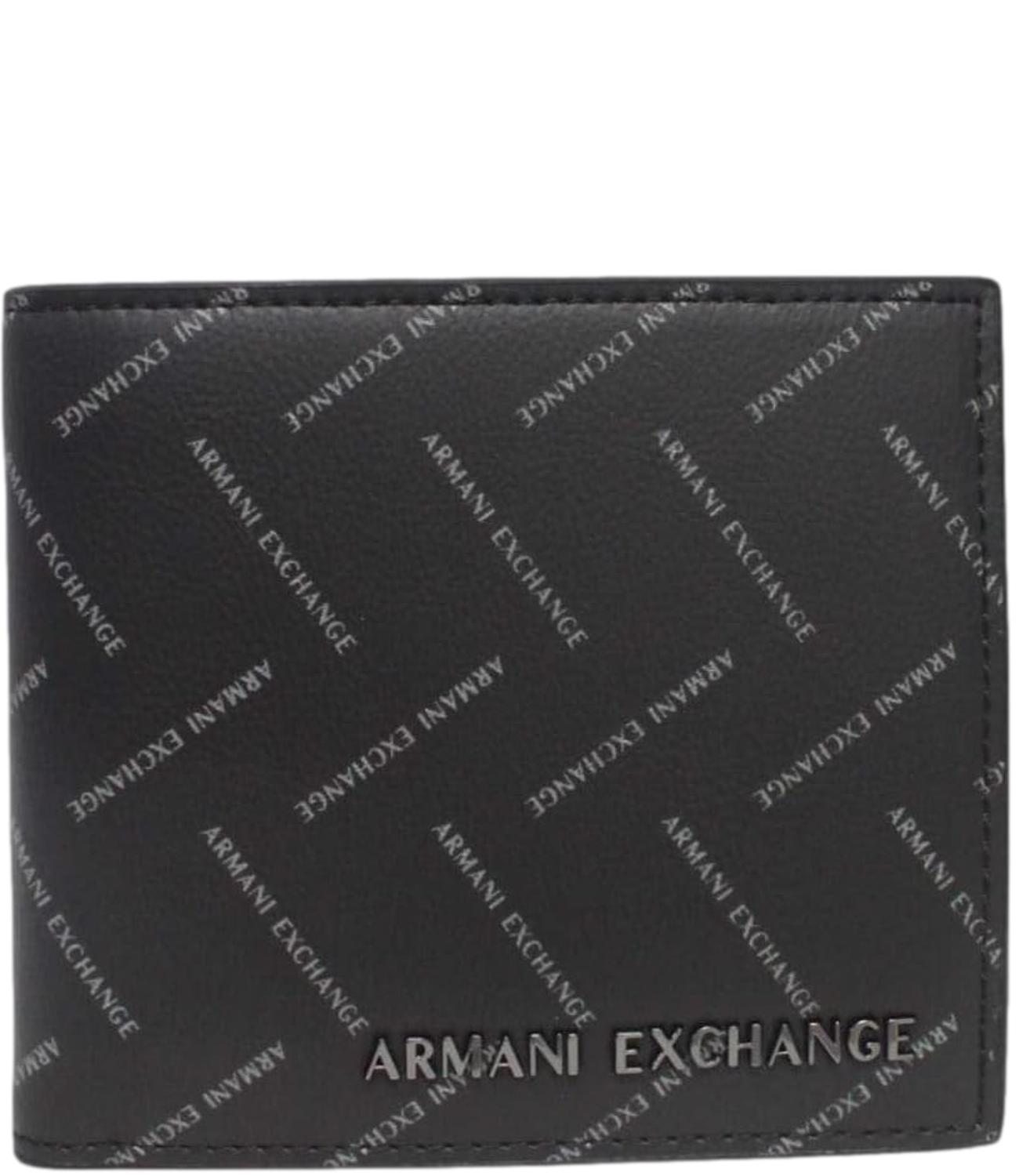 Armani Exchange Portafogli da Uomo - Black/chiseled Stone - Xm000167af22654