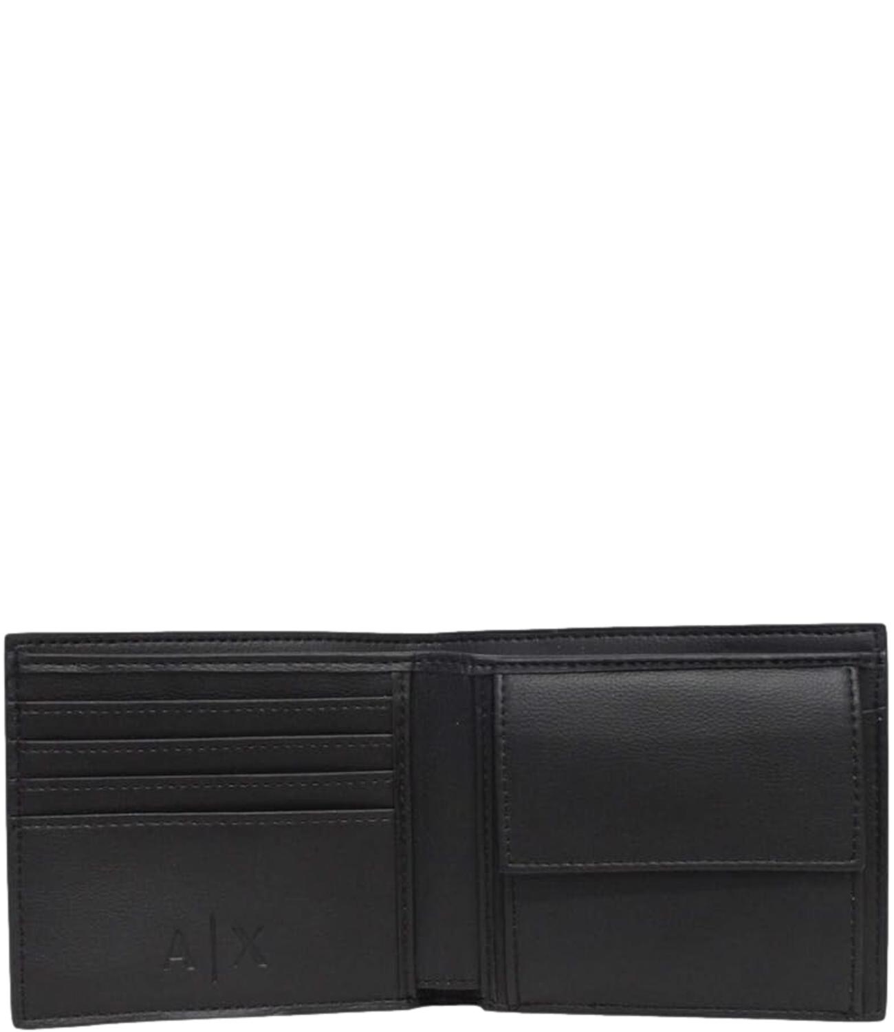 Armani Exchange Portafogli da Uomo - Black/chiseled Stone - Xm000167af22654