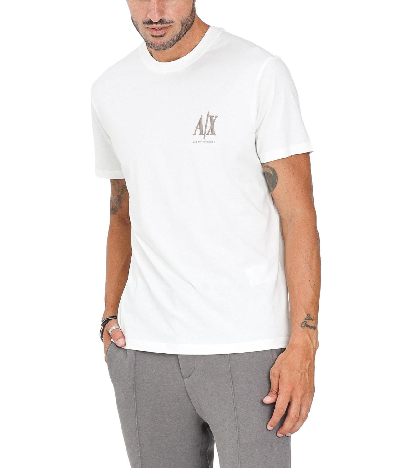 Armani Exchange T-Shirt da Uomo - Off White - Xm000365af12308