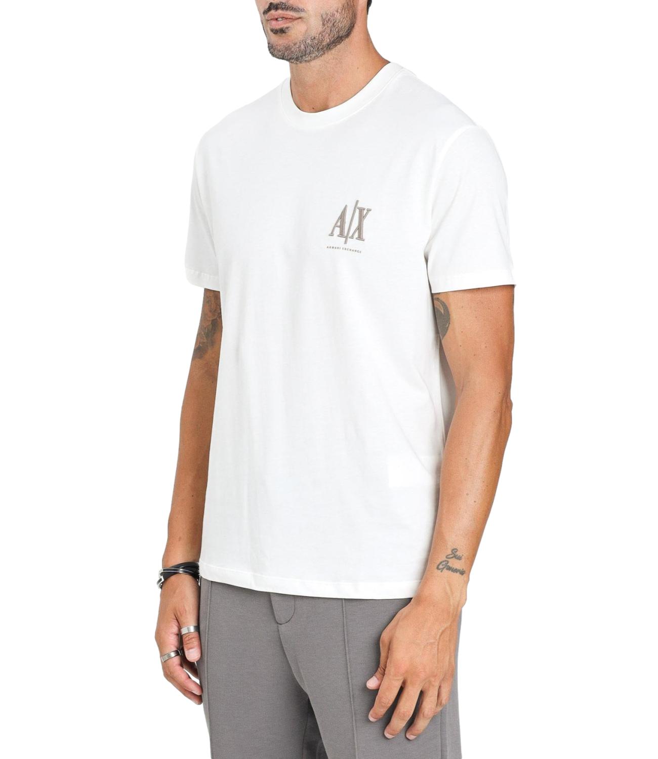 Armani Exchange T-Shirt da Uomo - Off White - Xm000365af12308