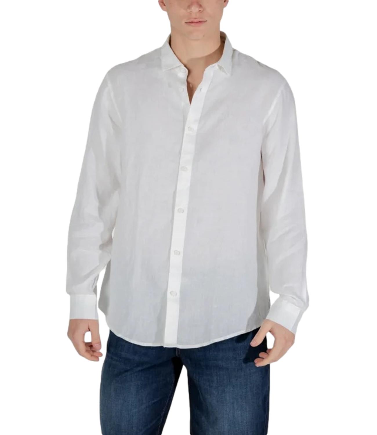 Armani Exchange Camicia da Uomo - White