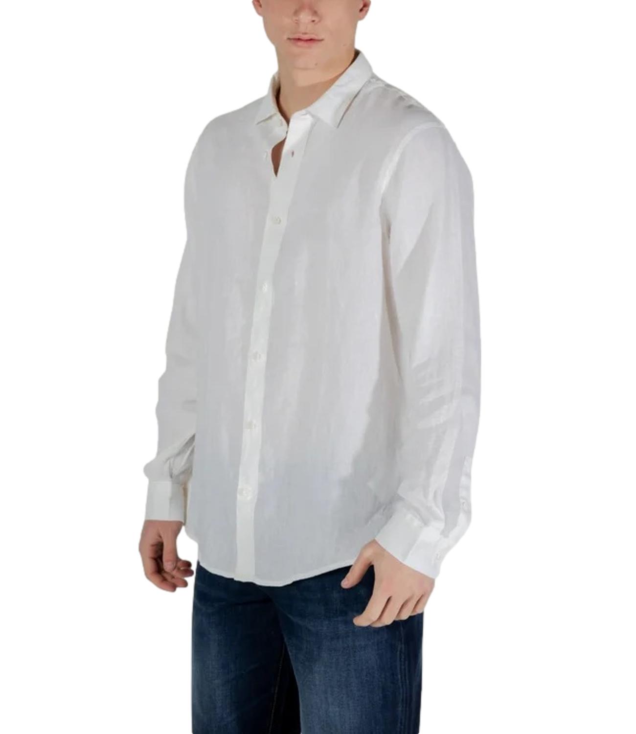 Armani Exchange Camicia da Uomo - White