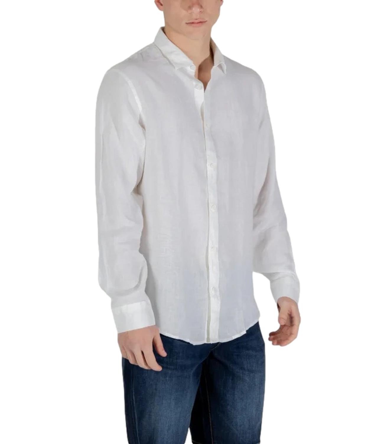 Armani Exchange Camicia da Uomo - White