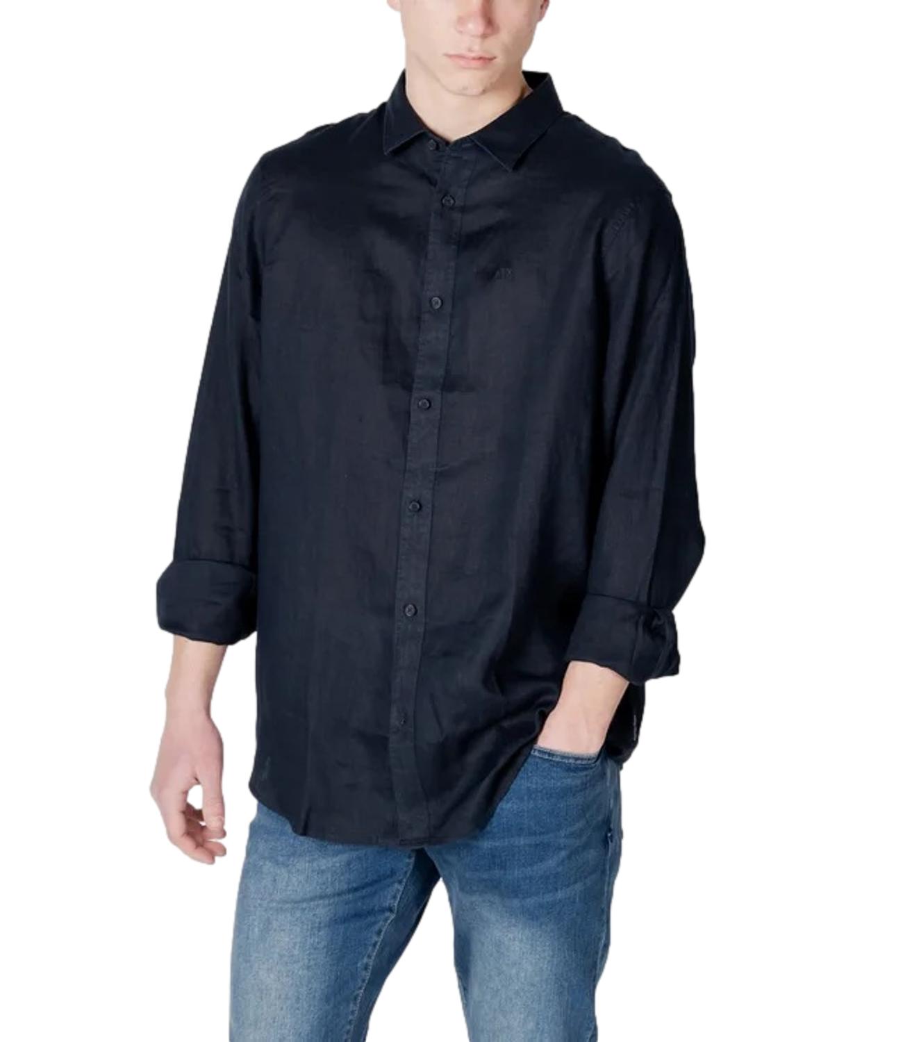 Armani Exchange Camicia da Uomo - Black