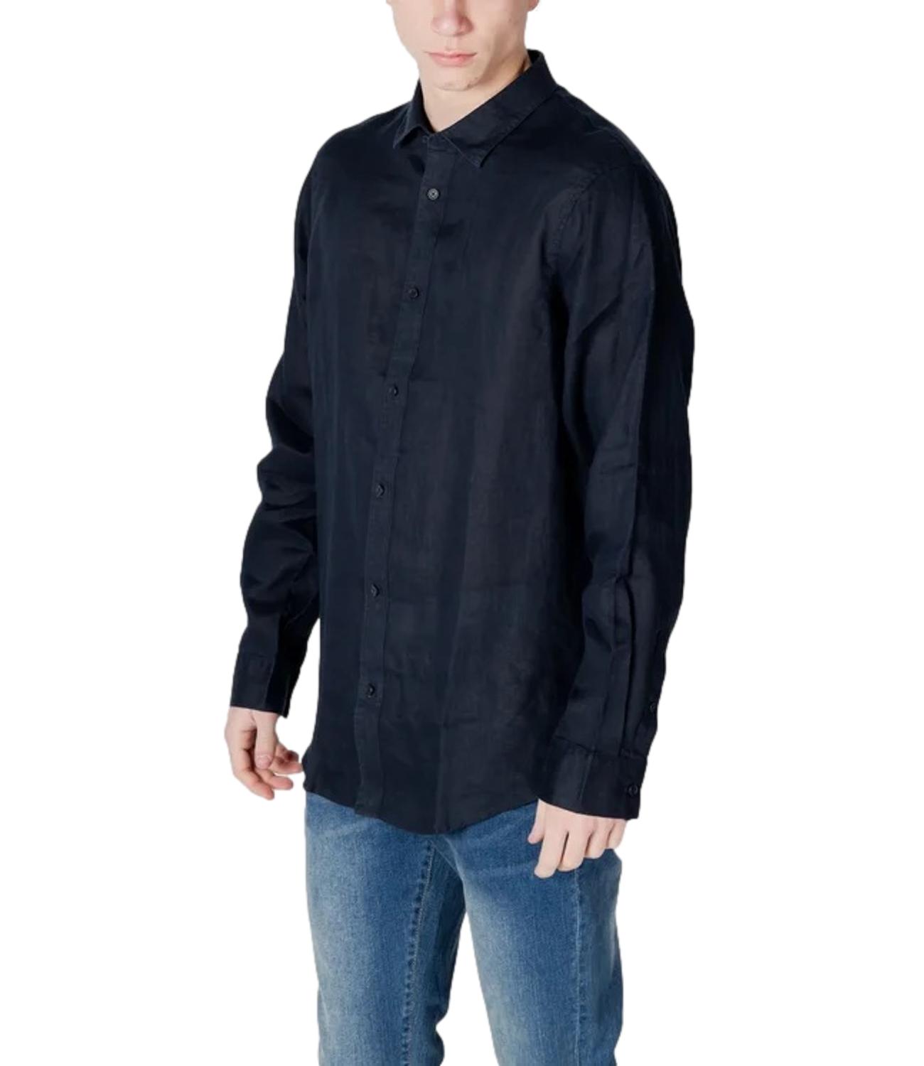 Armani Exchange Camicia da Uomo - Black