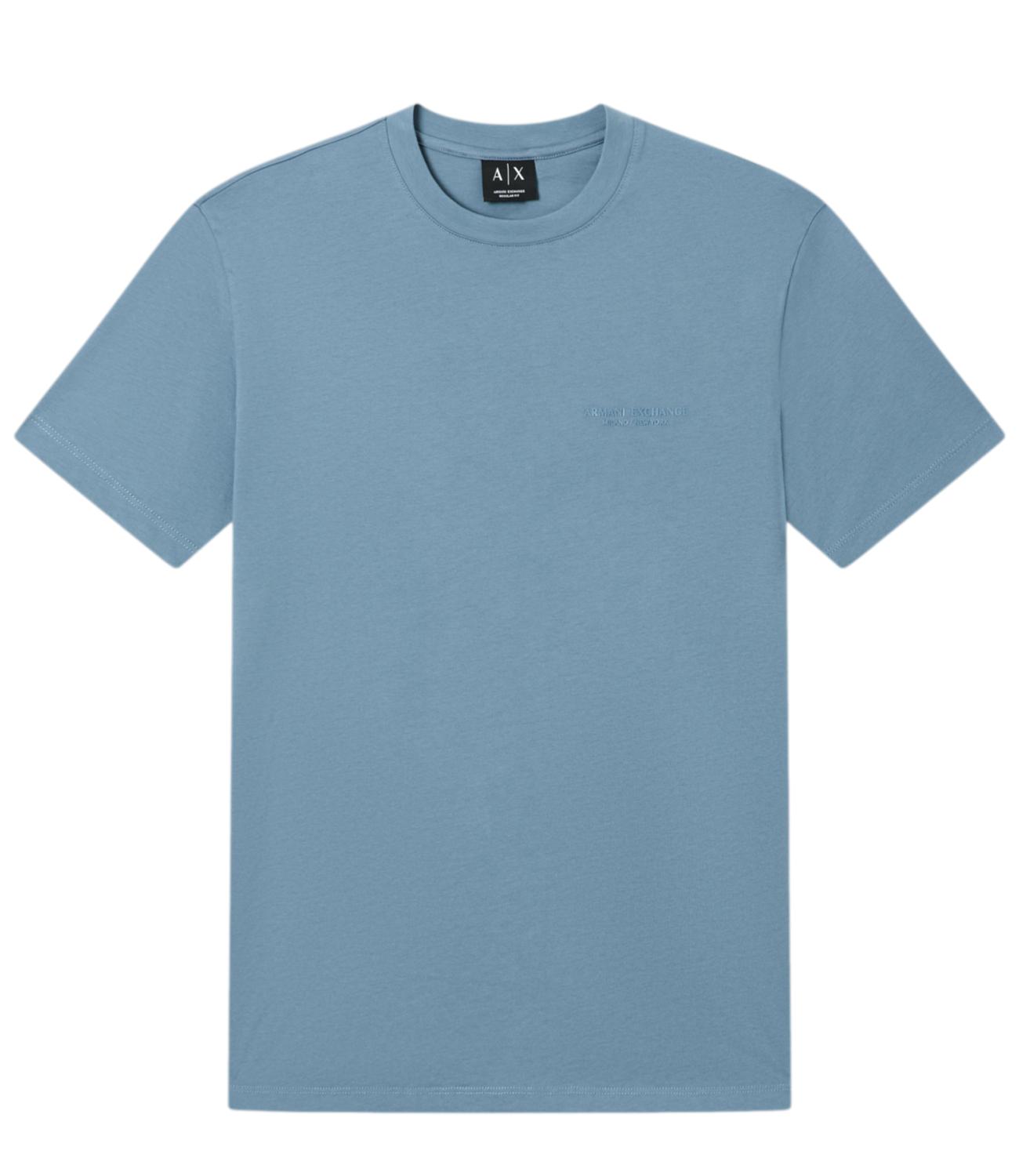 Armani Exchange T-Shirt da Uomo - China Blue