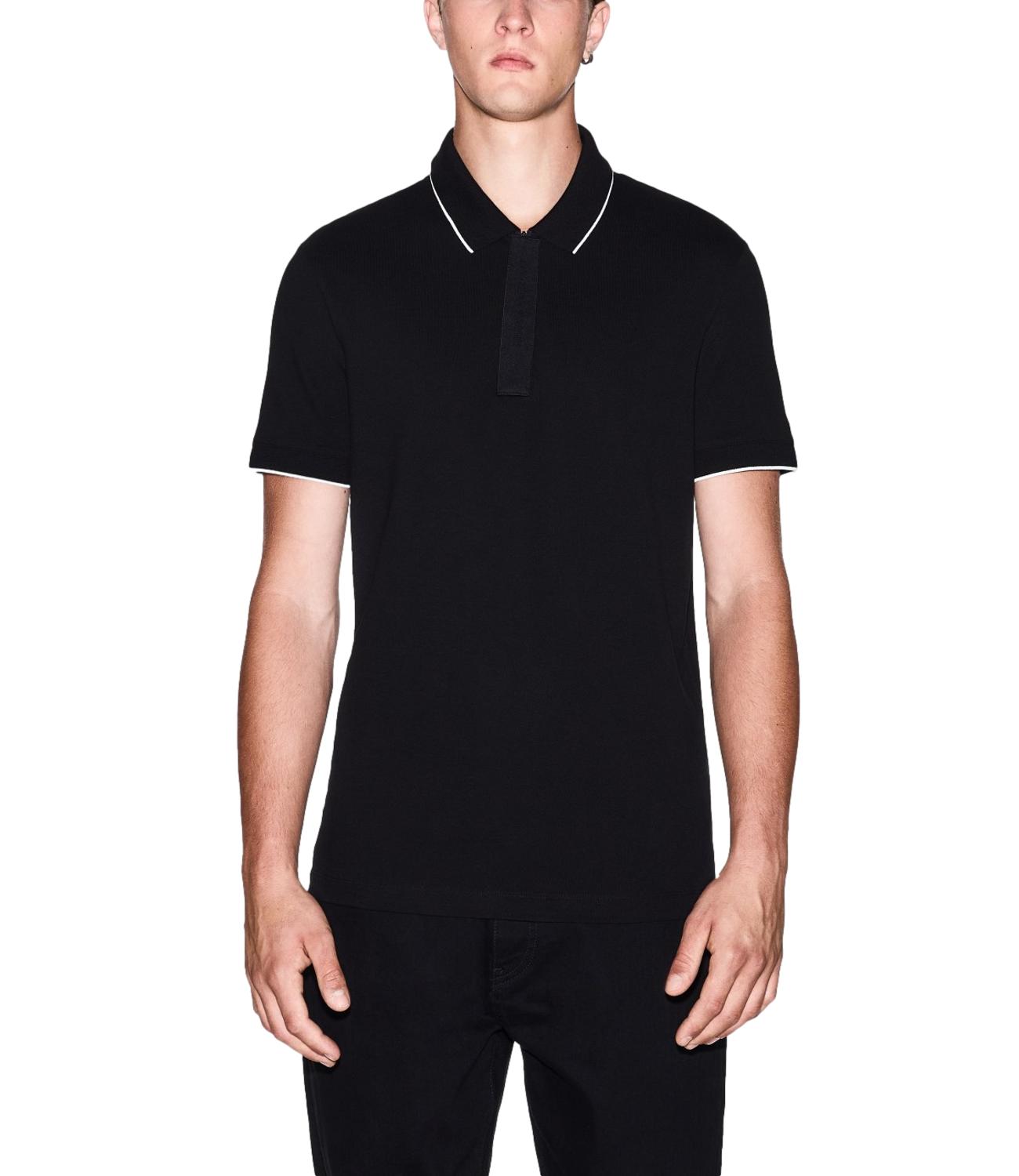 Polo AX nera con copertura nera tono su tono