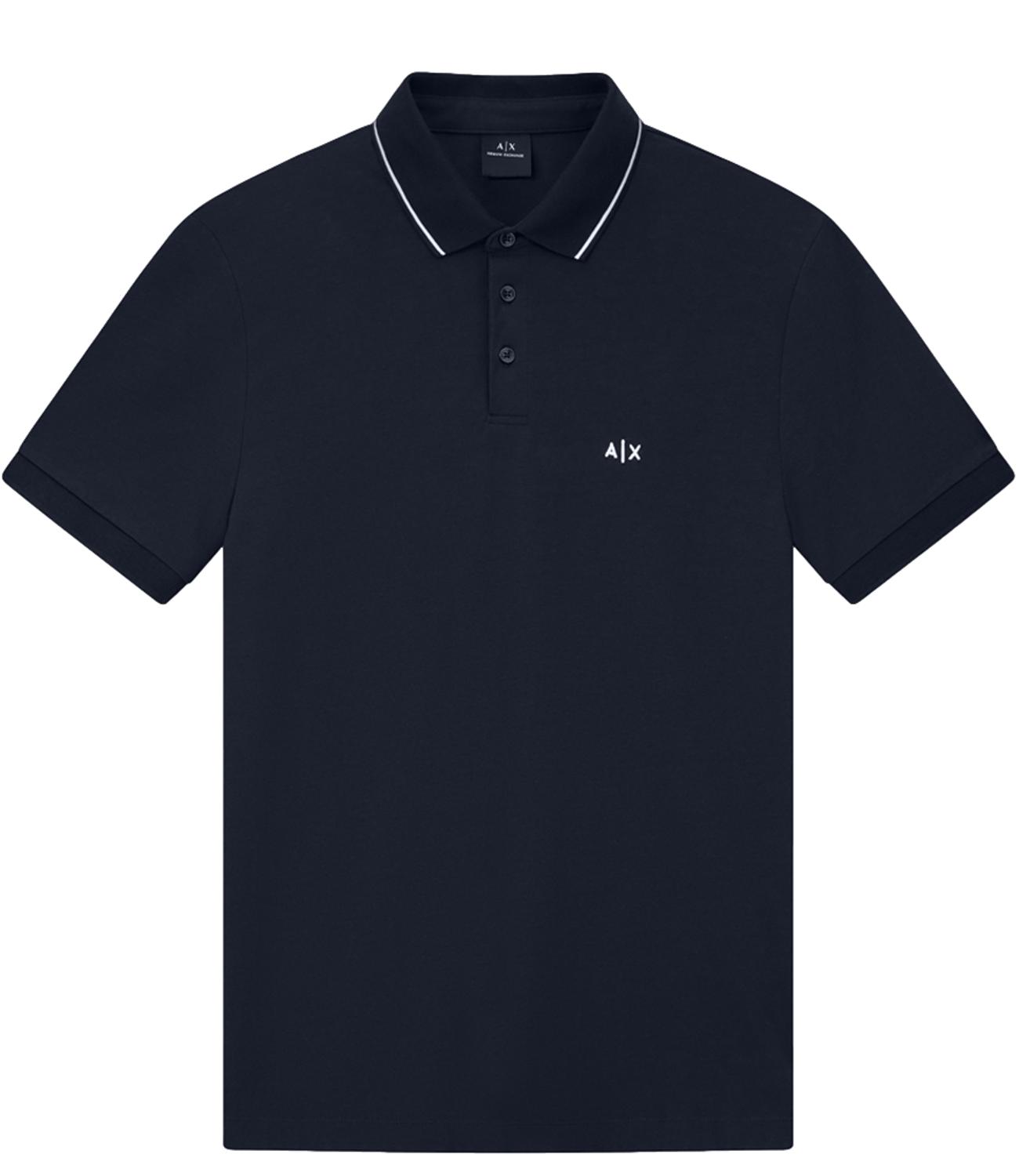 Armani Exchange Polo da Uomo - Deep Navy