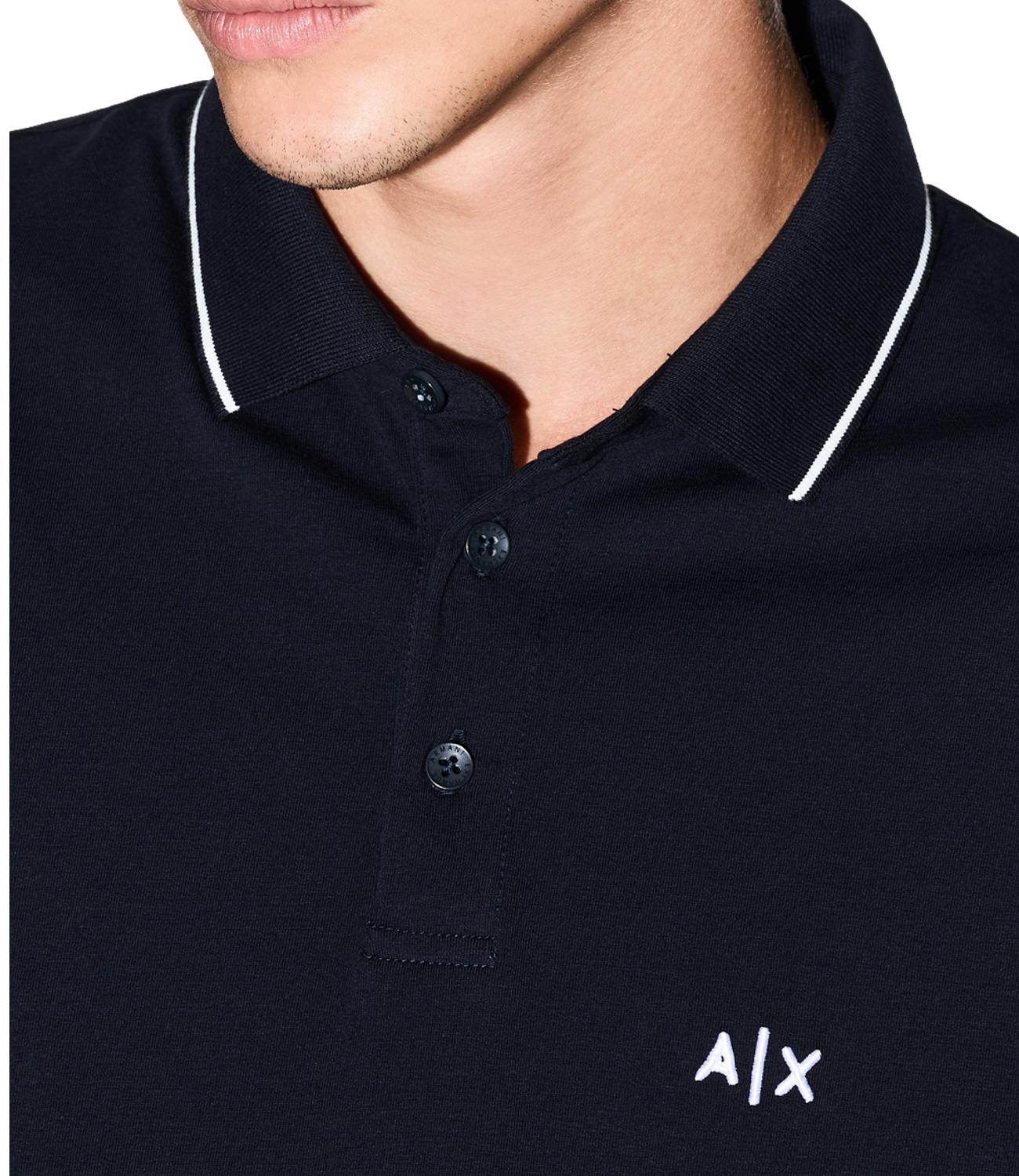 Armani Exchange Polo da Uomo - Deep Navy